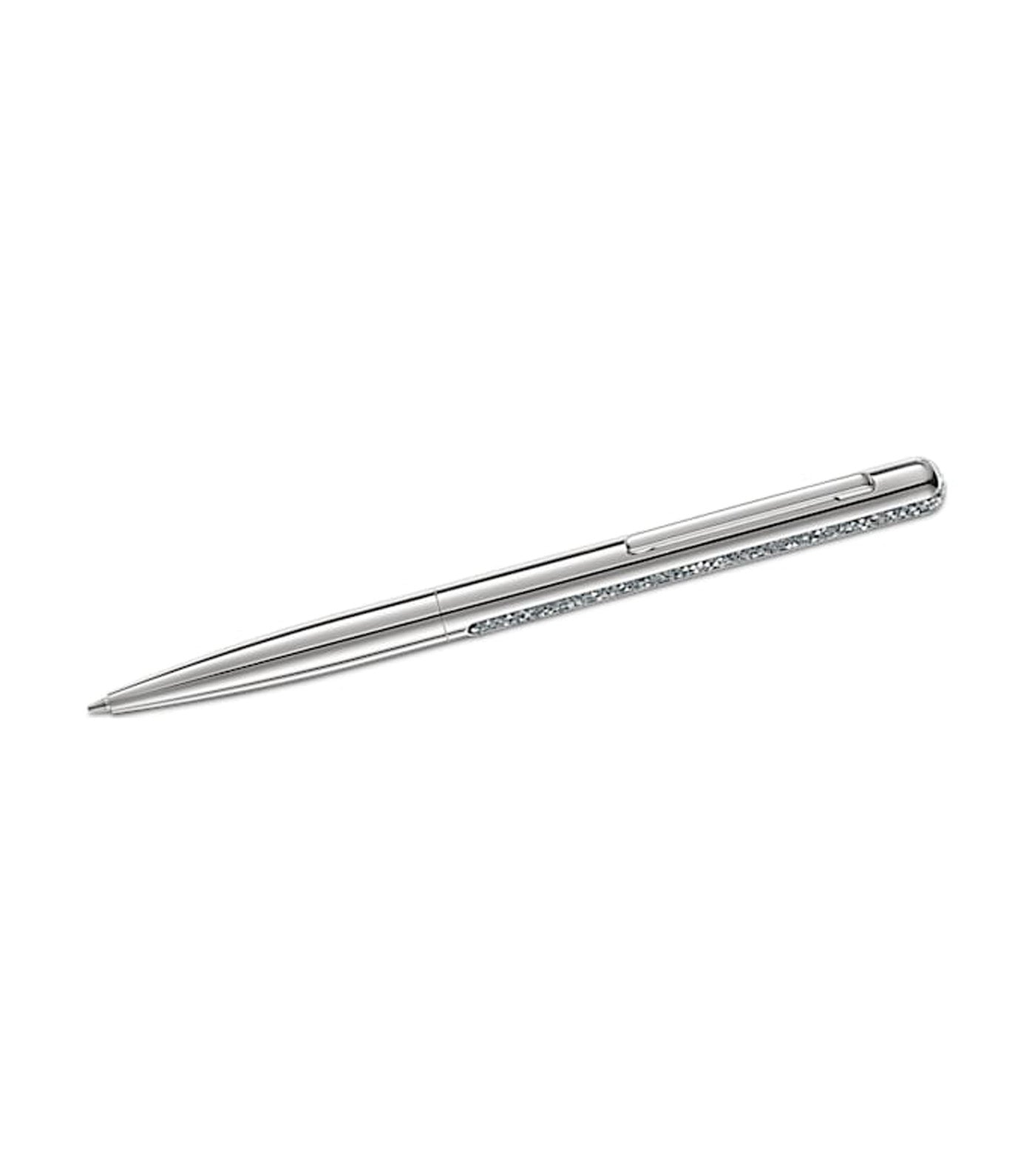 Crystal Shimmer Ballpoint Pen - Chromed Plated