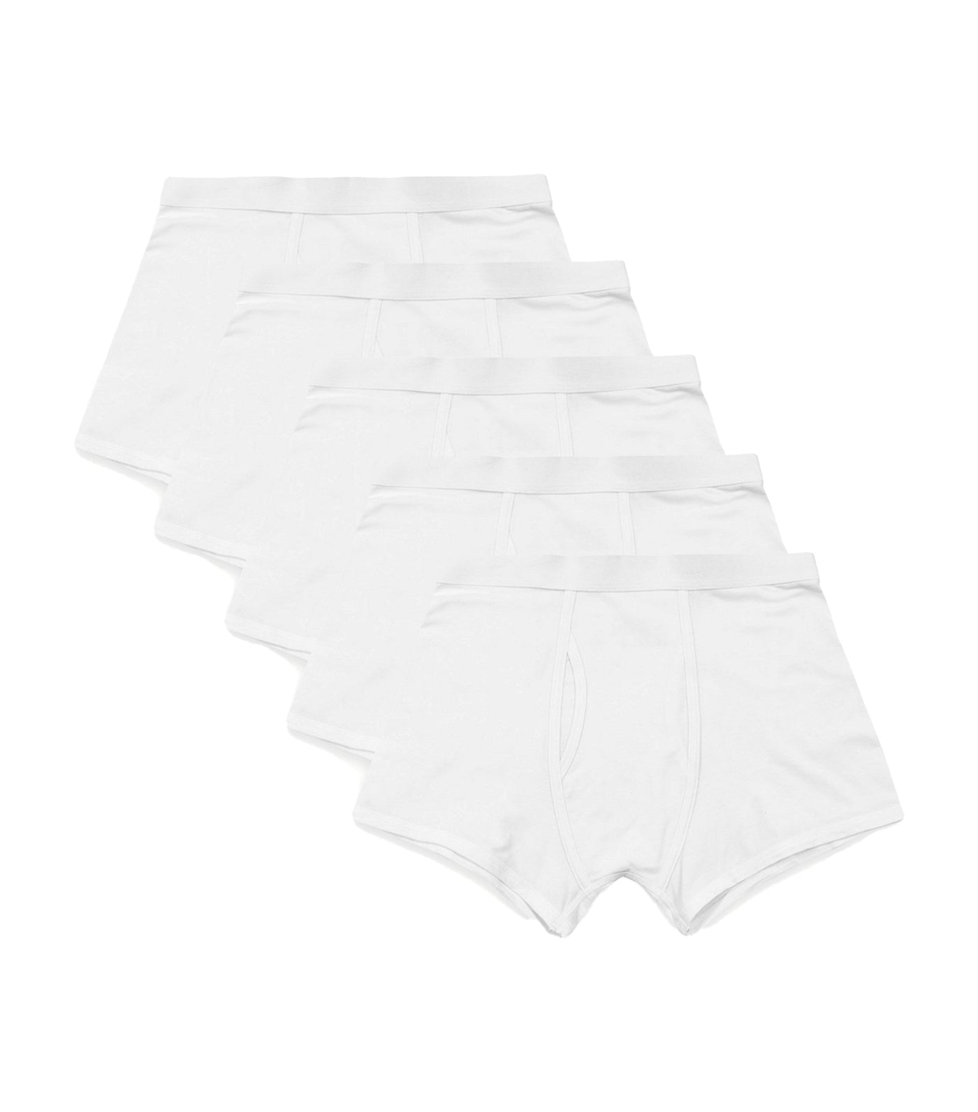5 Pack Cotton Stretch Cool & Fresh™ Trunks White