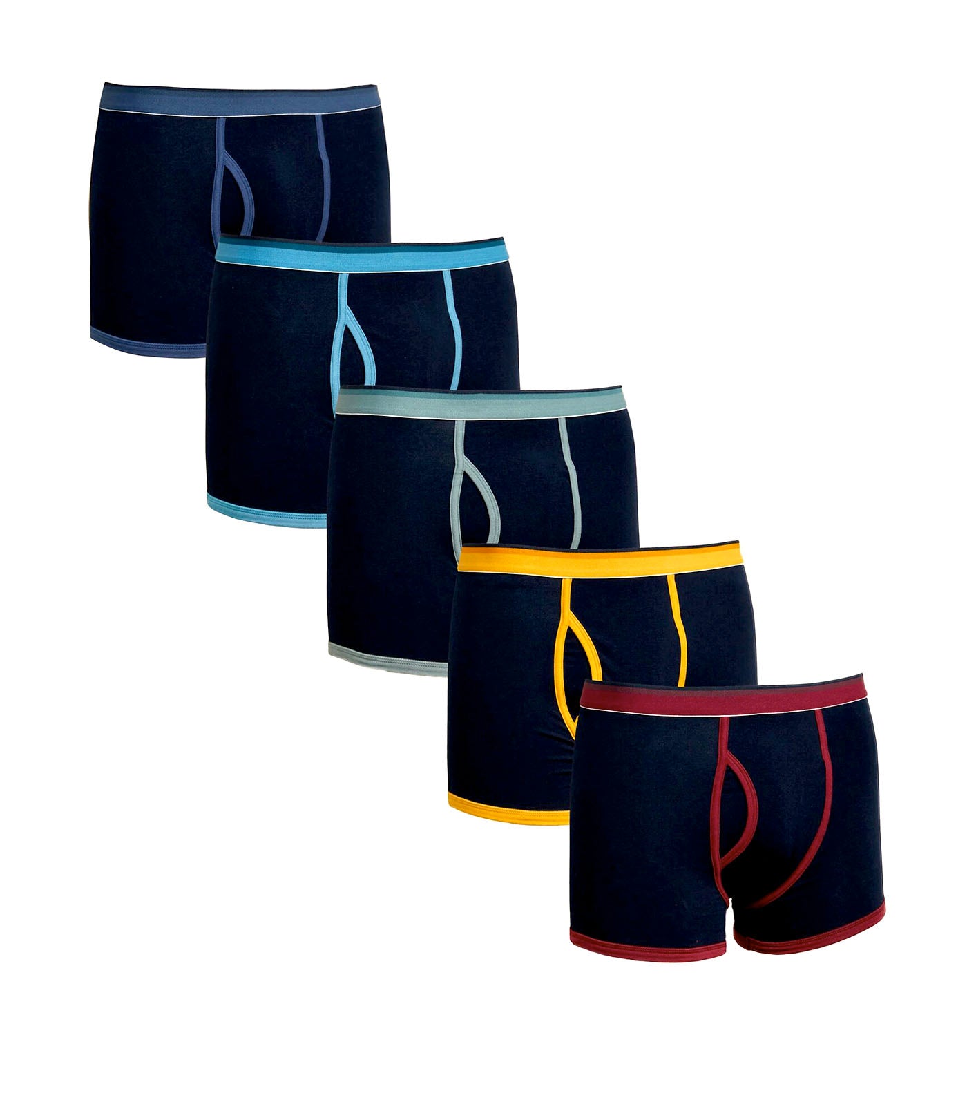 5 Pack Cotton Rich Cool & Fresh™ Trunks Navy