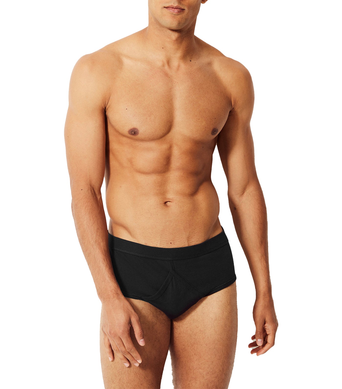 5 Pack Cotton Briefs Black