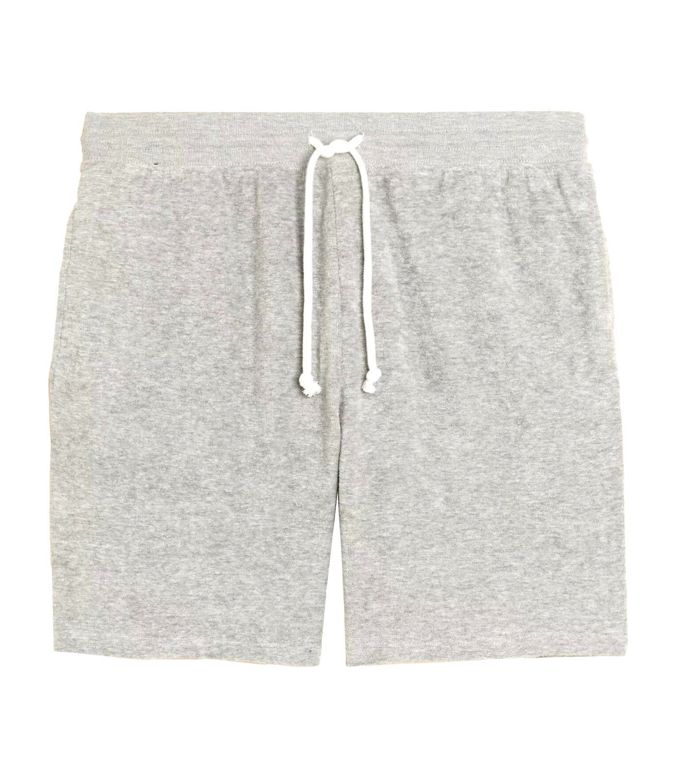 Cotton Rich Towelling Shorts Gray Marl