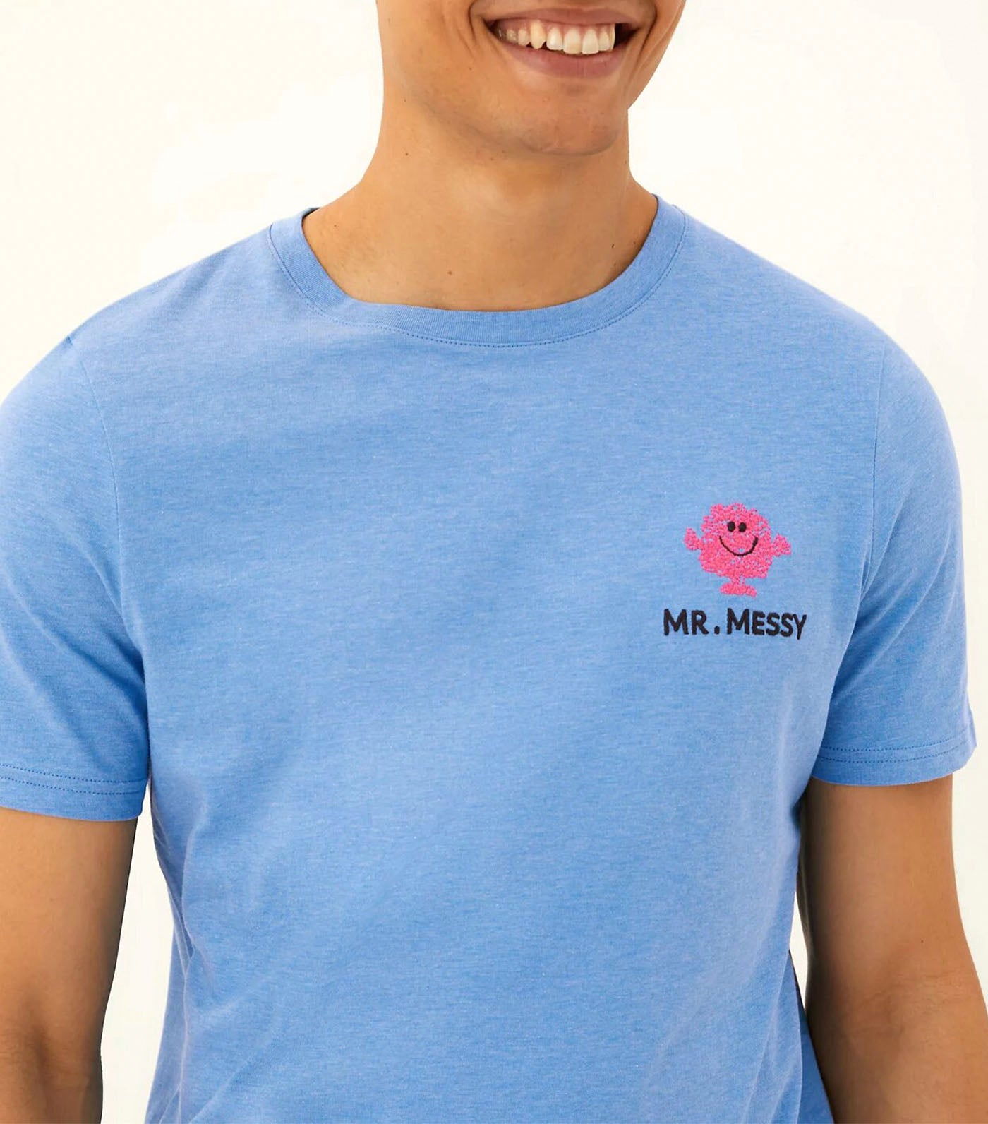 Pure Cotton Mr. Men™ T-Shirt Blue