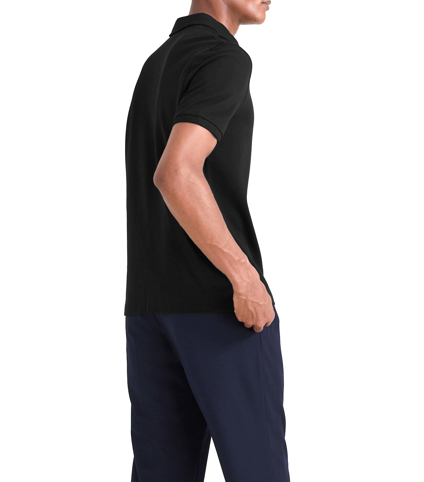 Slim Fit Premium Cotton Polo Shirt Black