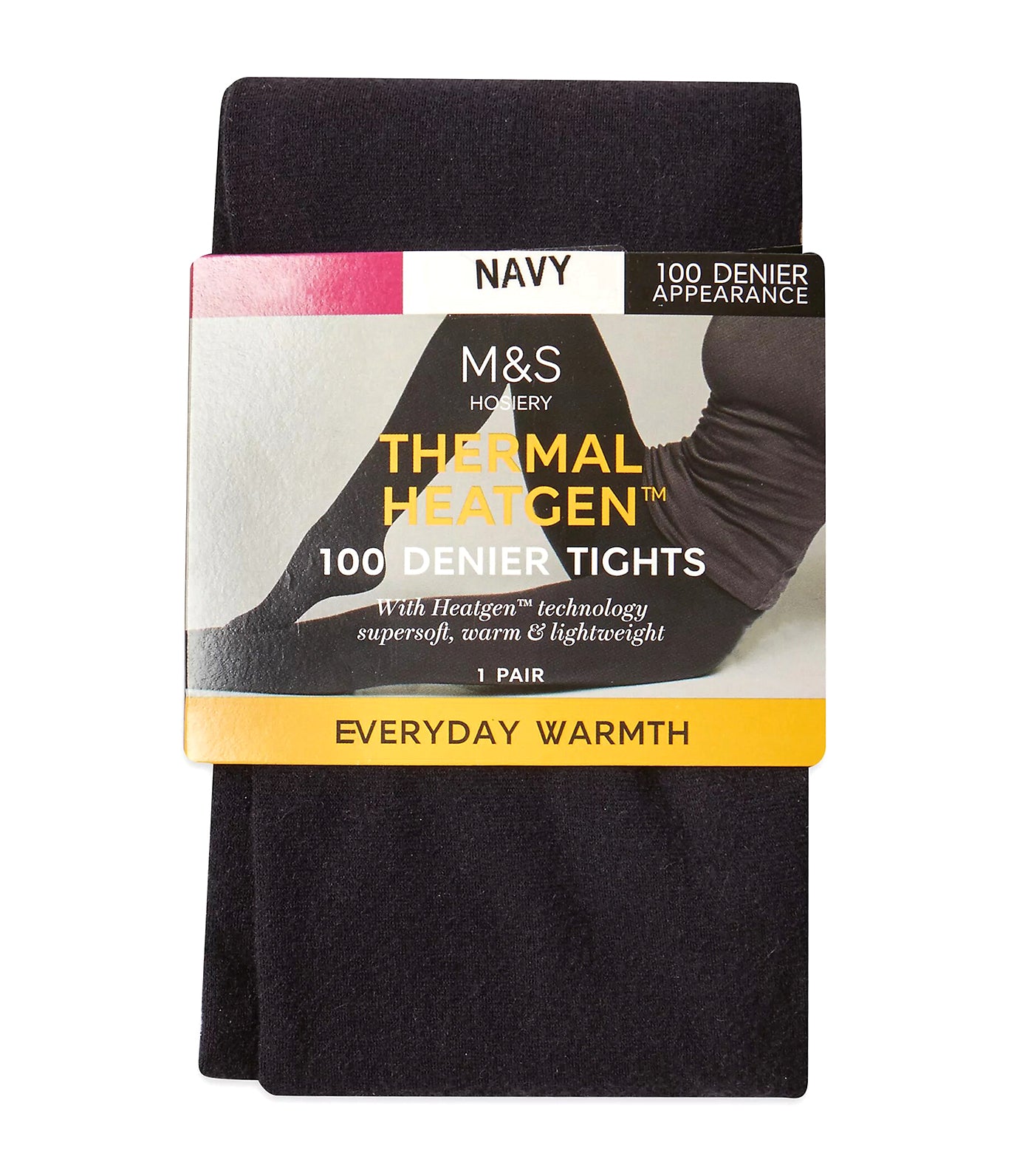 100 Denier Thermal Heatgen™ Tight Navy, Navy Pashmina Marks And Spencer