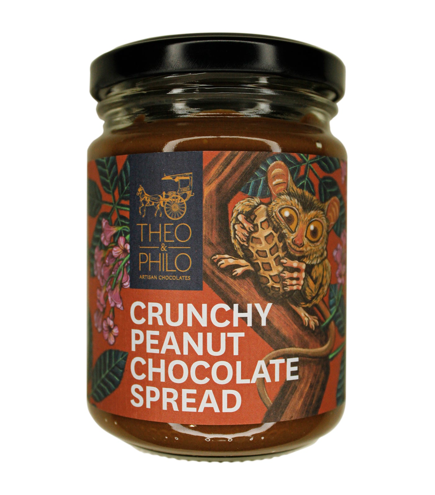 Theo & Philo Crunchy Peanut Chocolate Spread