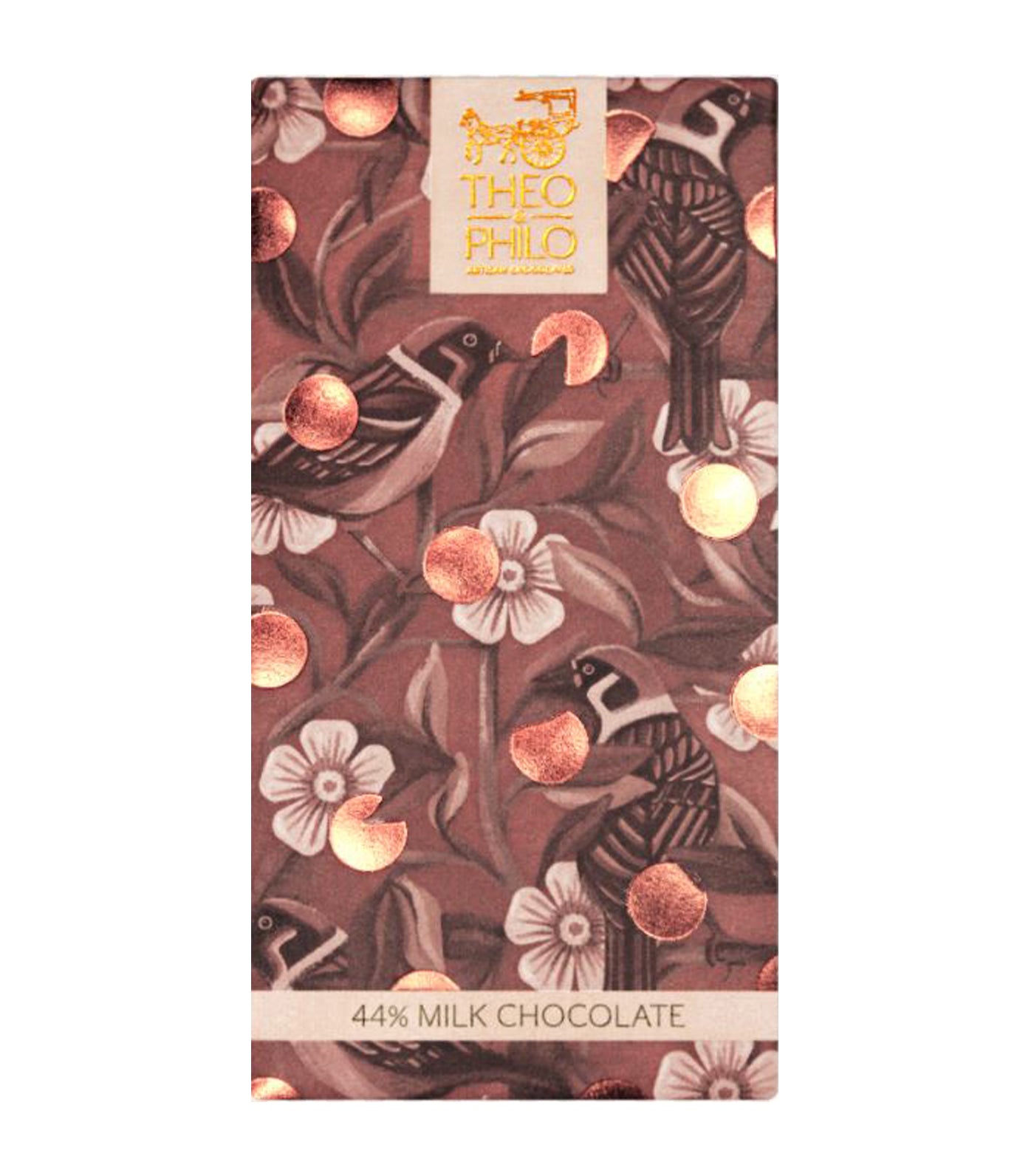 theo & philo 44% milk chocolate bar