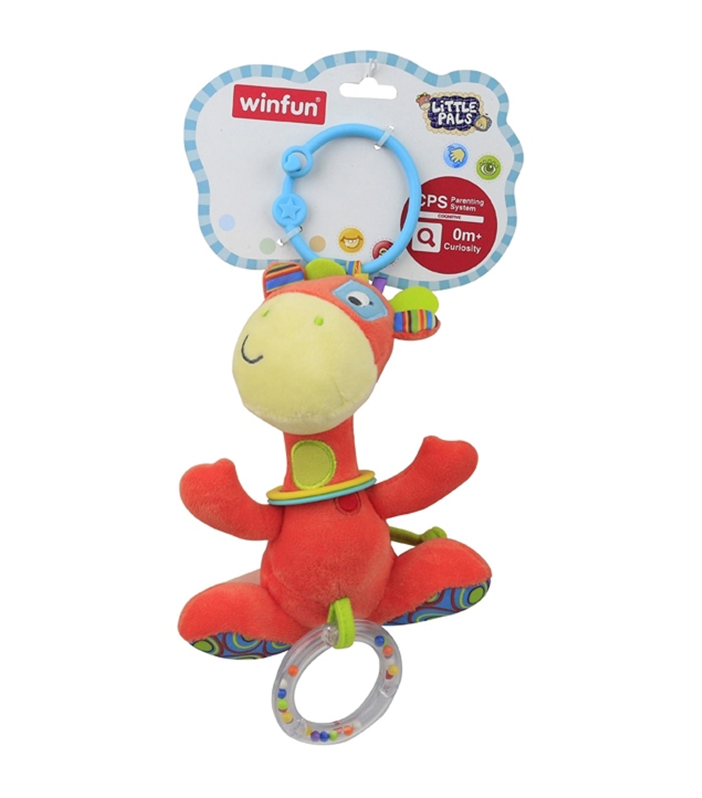 Little Pals Rattle with Rings - Patch the Giraffe