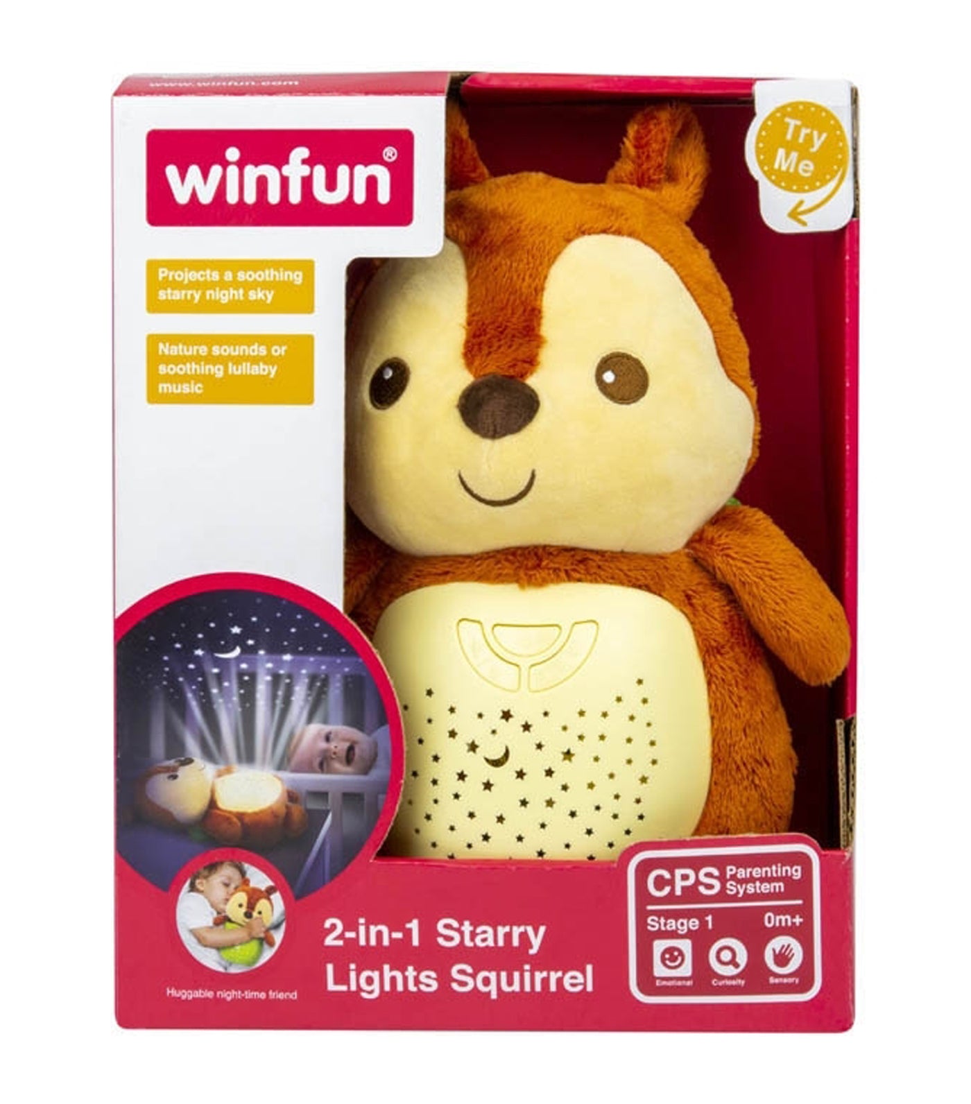 2-in-1 Starry Lights Squirrel