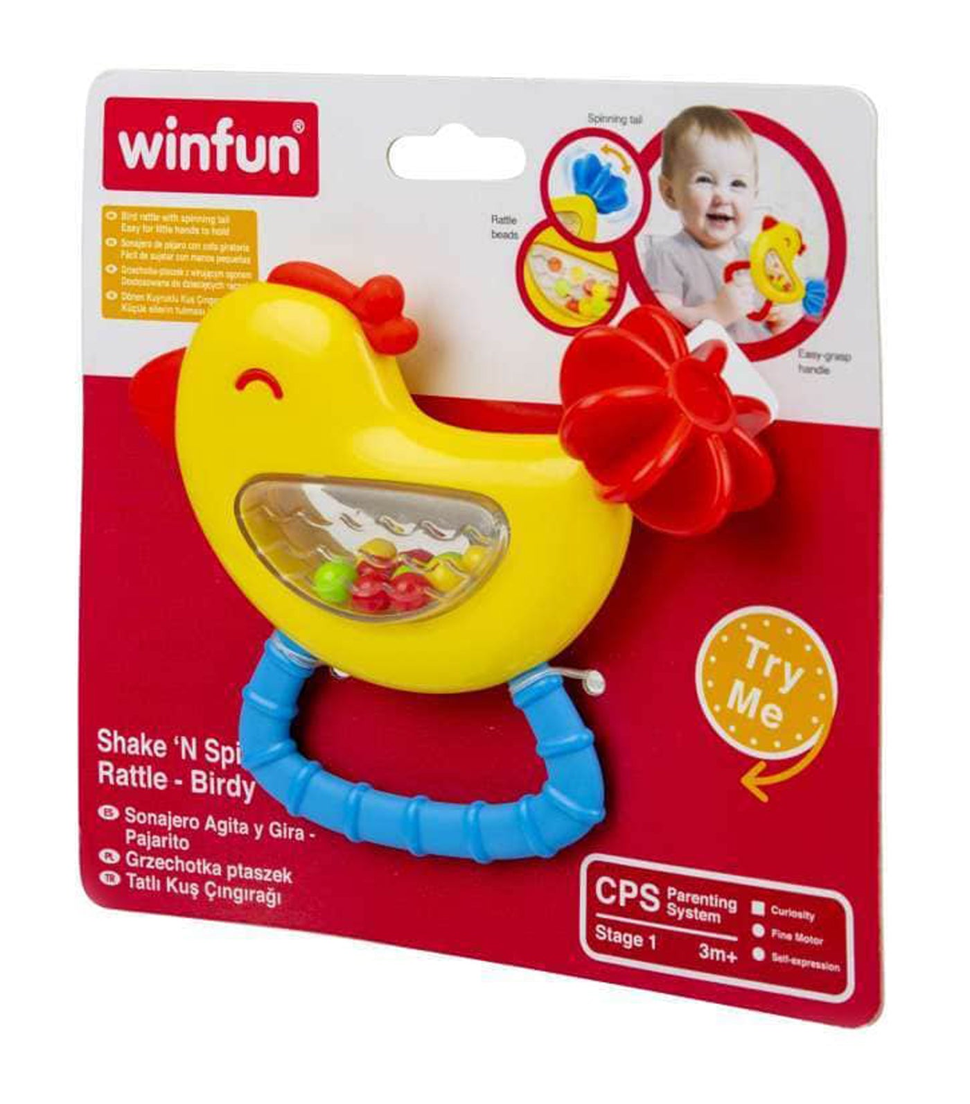 Shake 'N Spin Rattle - Birdy