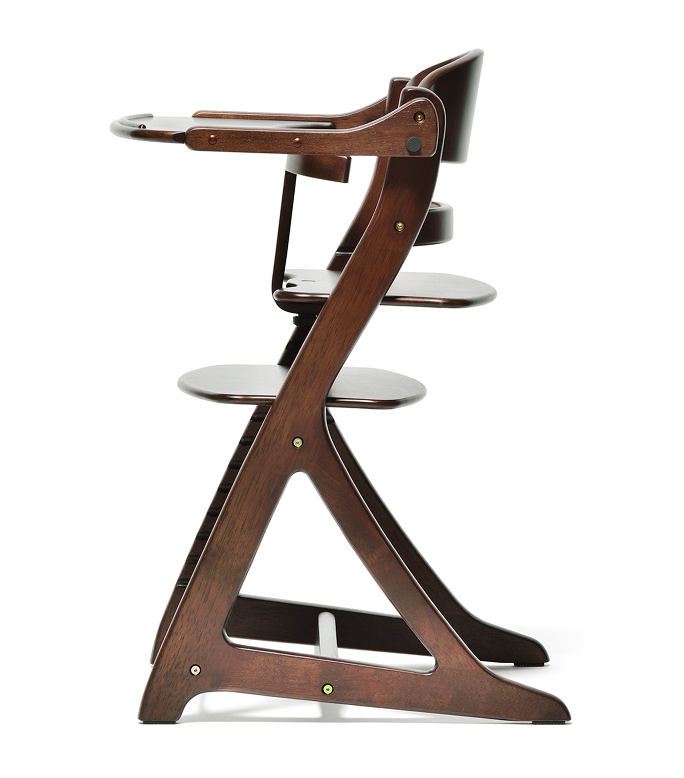 Sukusuku+ Wooden High Chair - Dark Brown
