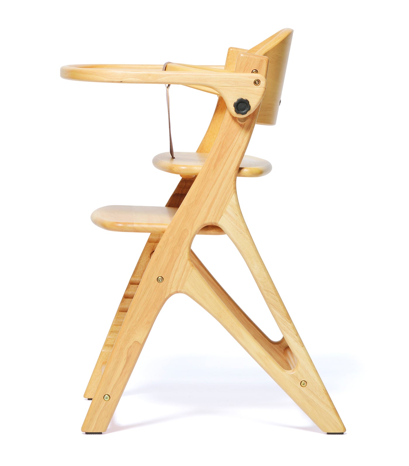 Affel Wooden High Chair - Natural