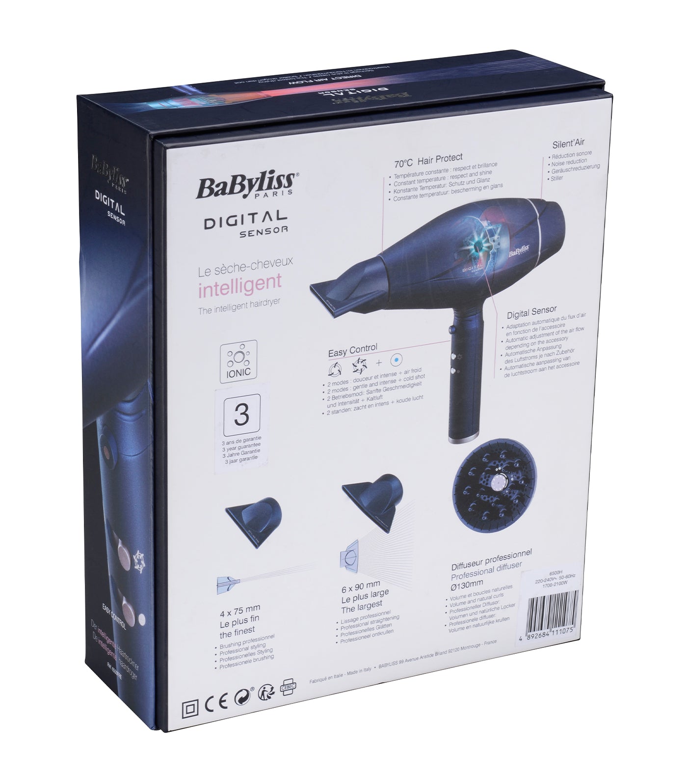 babyliss digital sensor dryer
