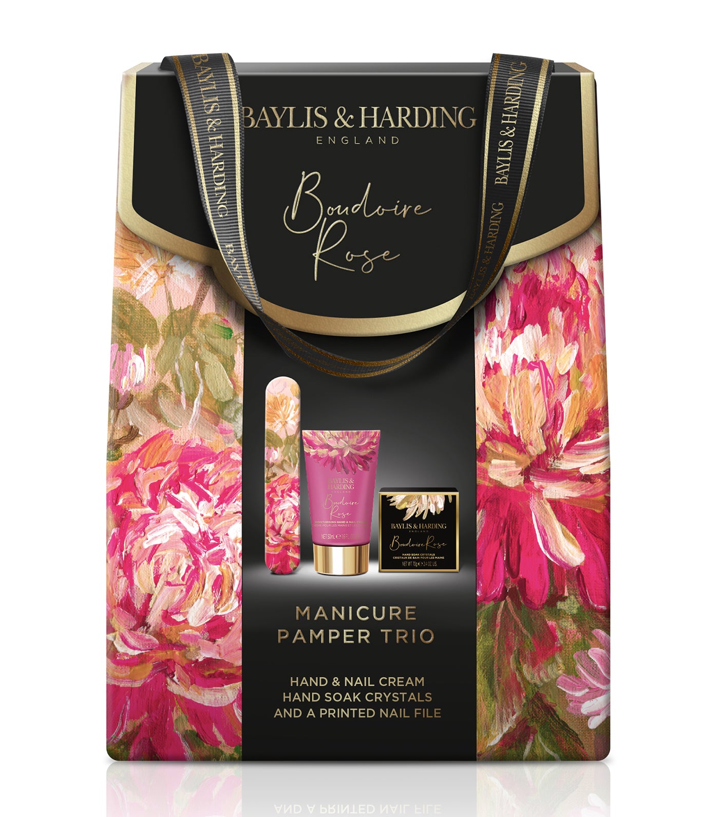 Boudoire Rose Luxury Manicure Pamper Trio
