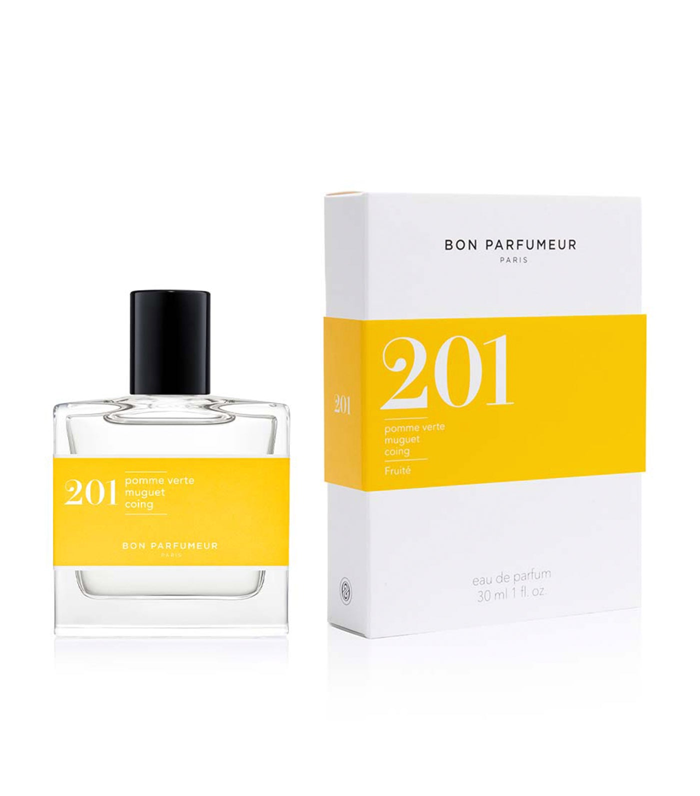 Eau de parfum 201 : green apple, lily-of-the-valley and quince
