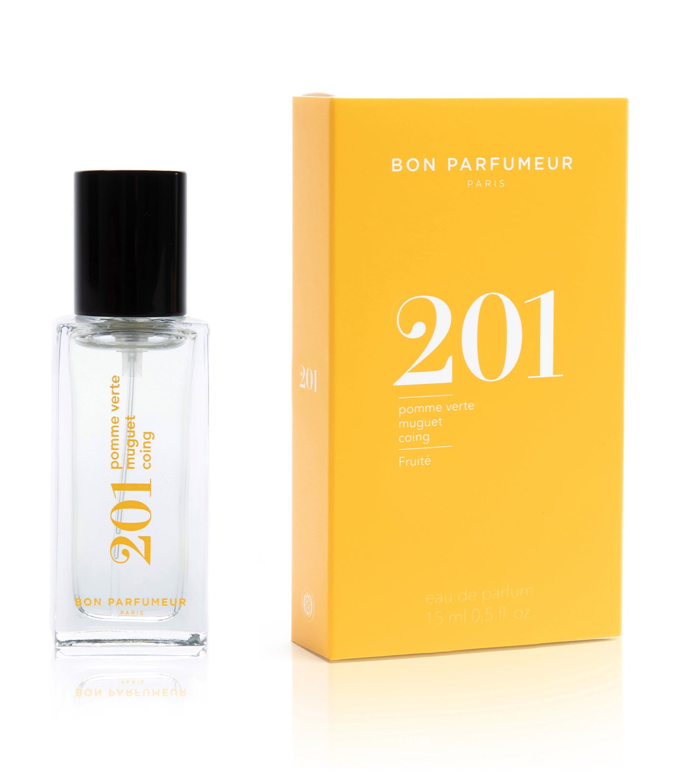 Eau de parfum 201 : green apple, lily-of-the-valley and quince