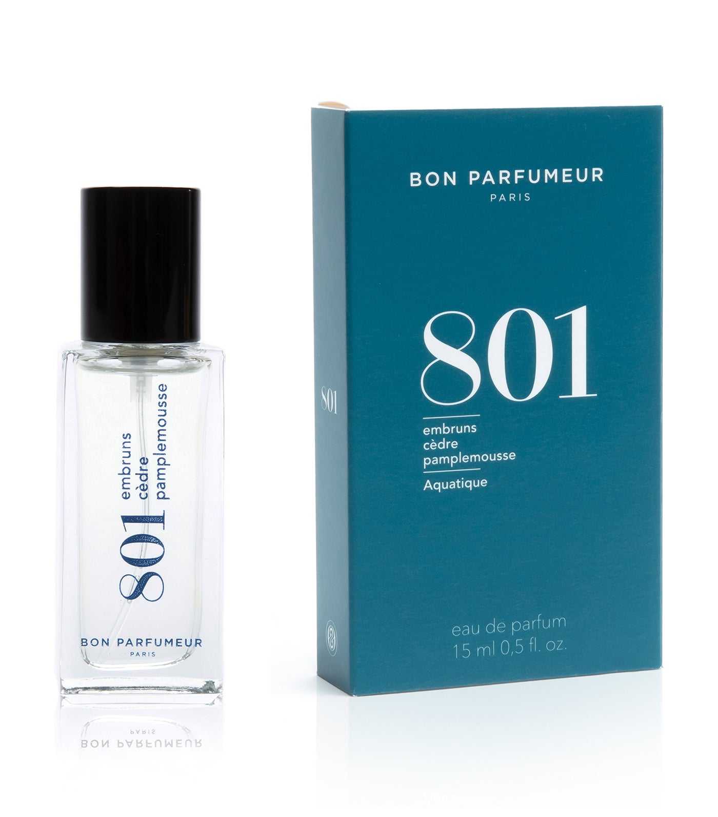 Eau de parfum 801 : sea spray, cedar and grapefruit
