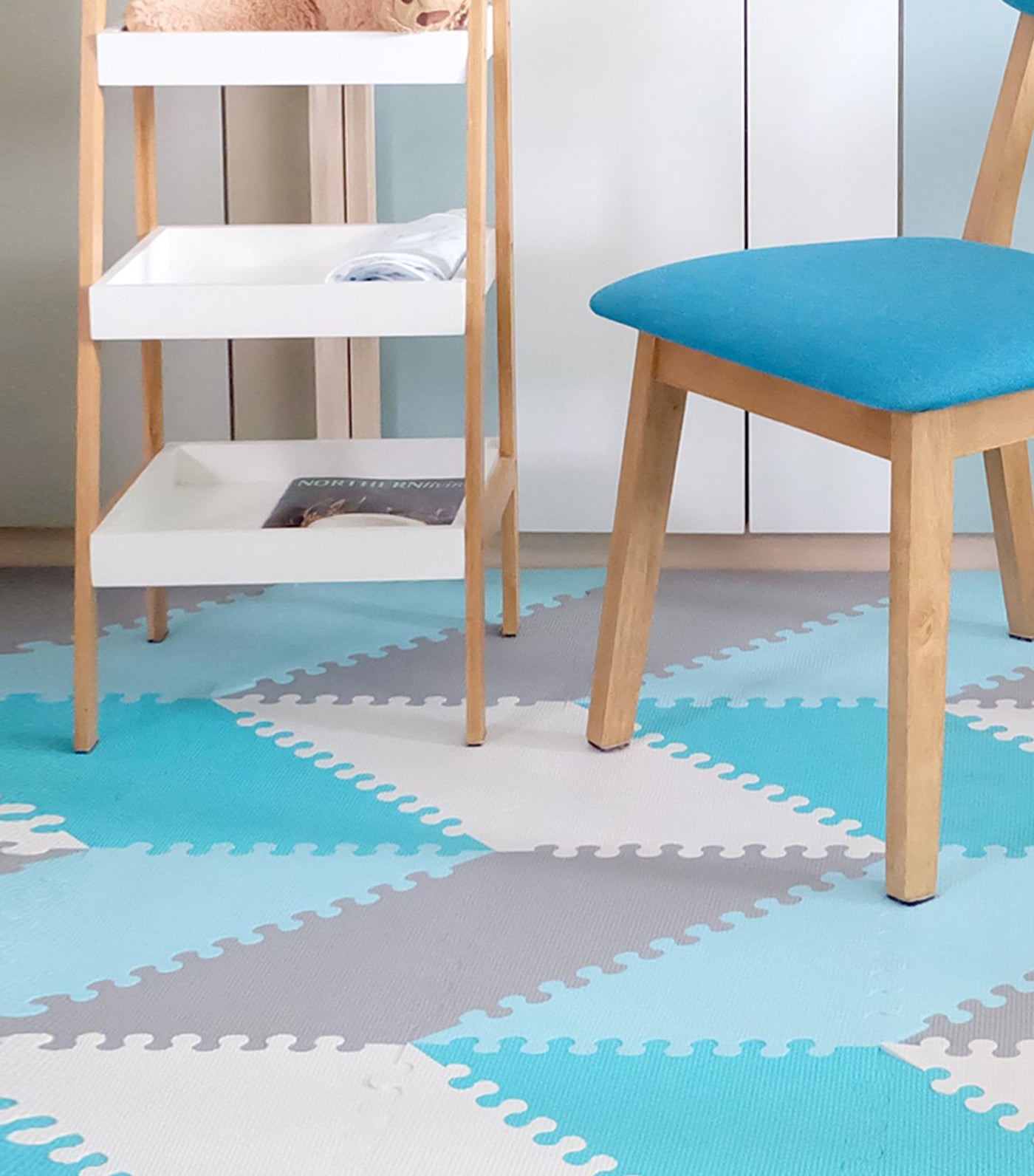 bonjour baby blue mix and match playmat