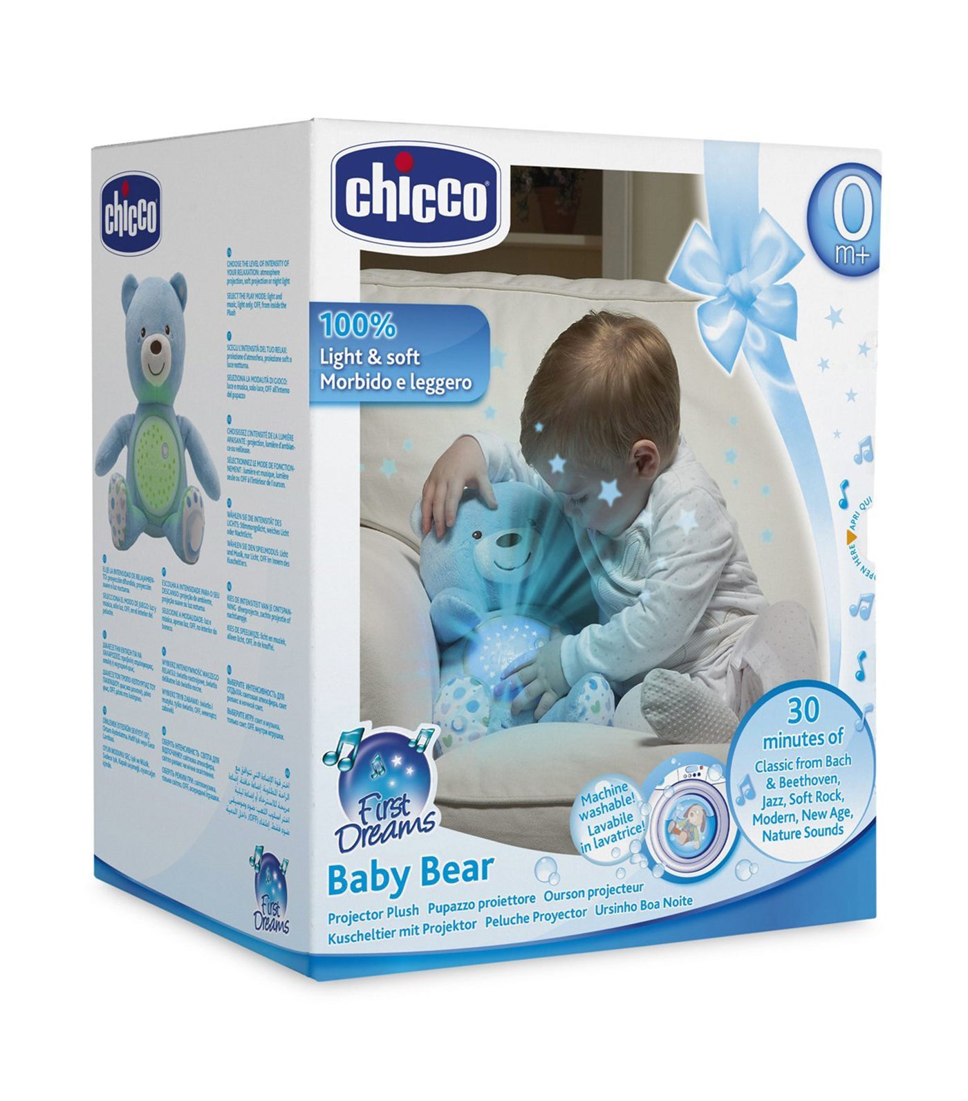 chicco blue first dreams baby bear 