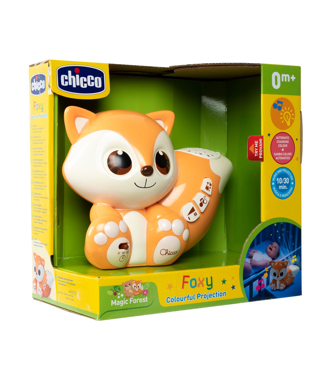 chicco foxy colorful projection