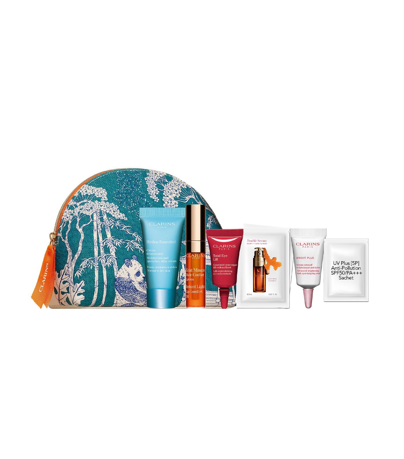 Free Clarins Pouch and Sample Set