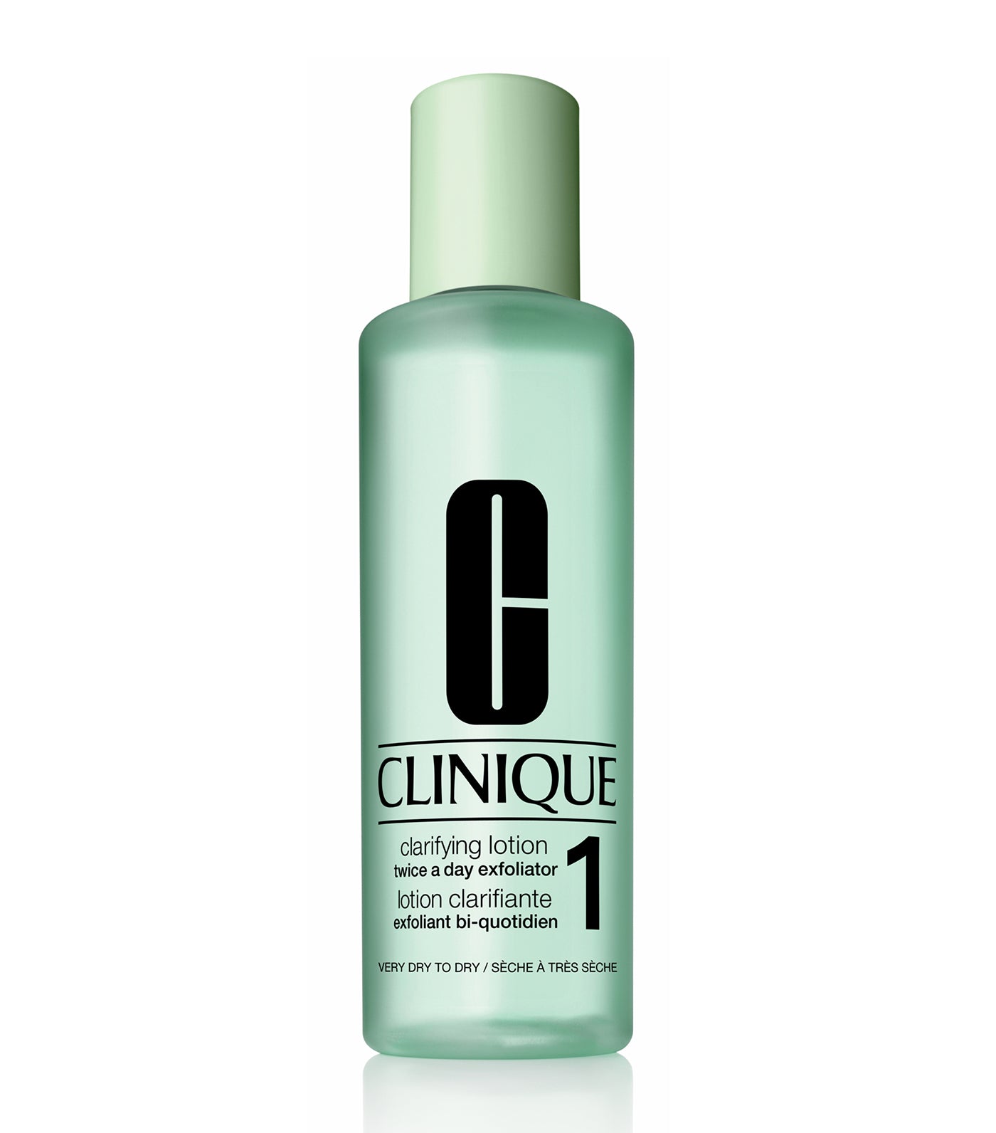 clinique skin type 1 clarifying lotion 1.0 twice a day exfoliator
