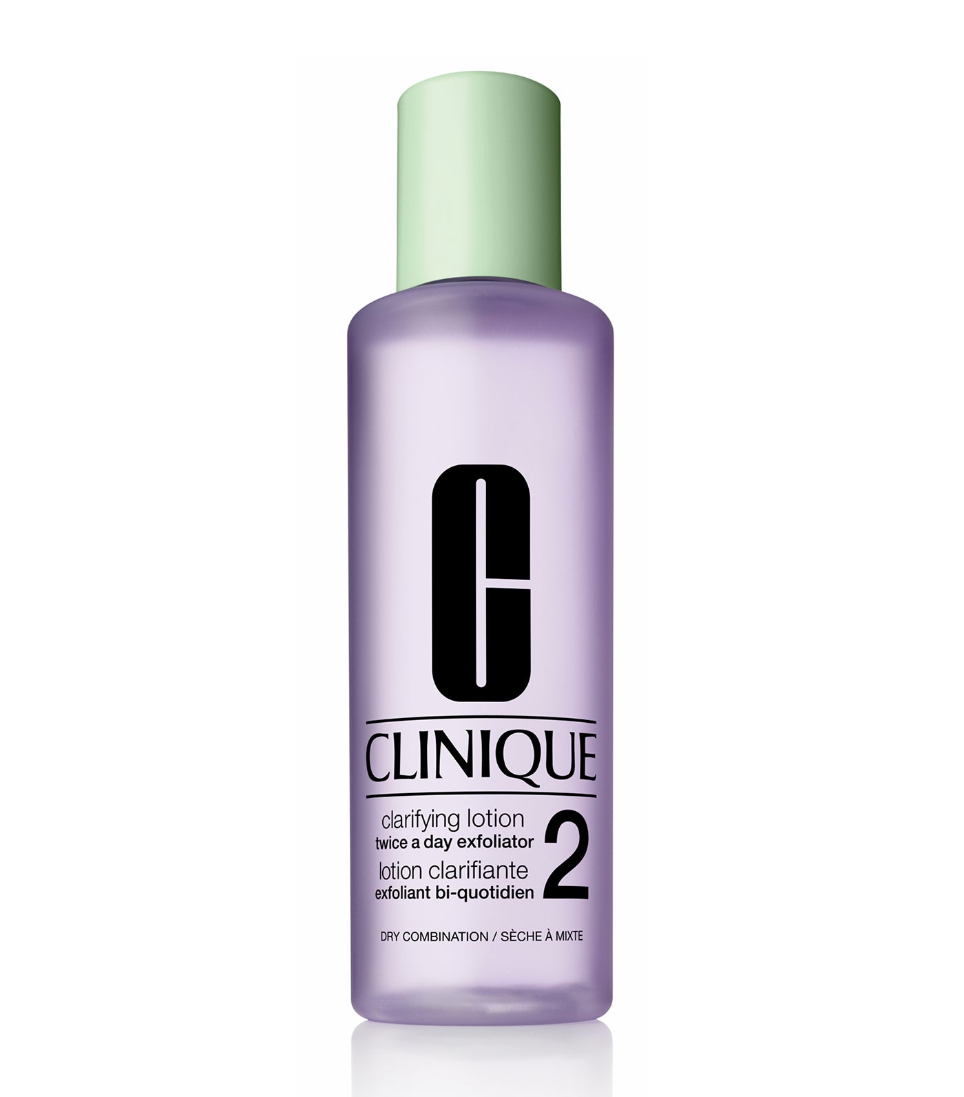 clinique skin type 2 clarifying lotion 1.0 twice a day exfoliator