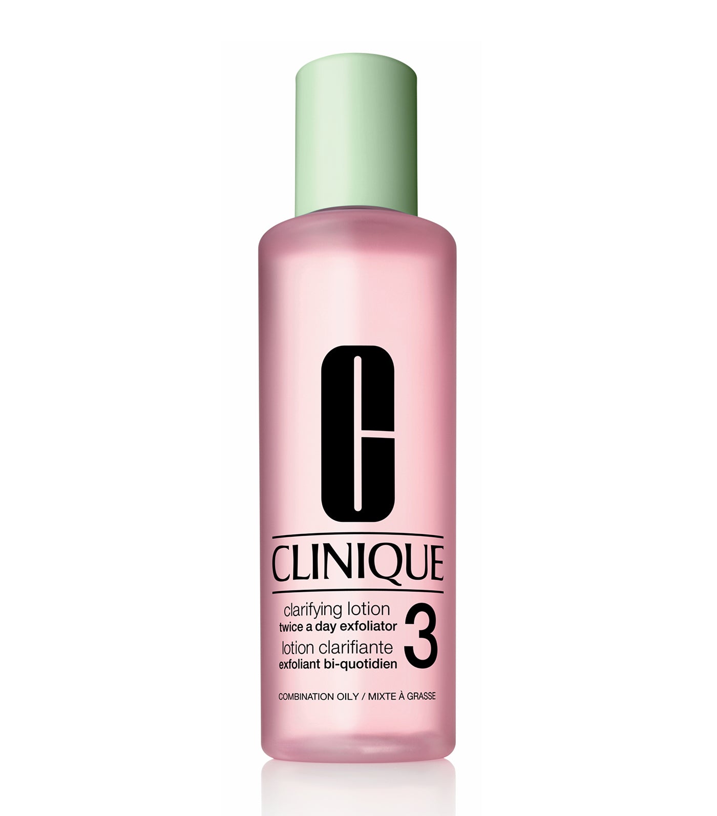 clinique skin type 3 clarifying lotion 1.0 twice a day exfoliator