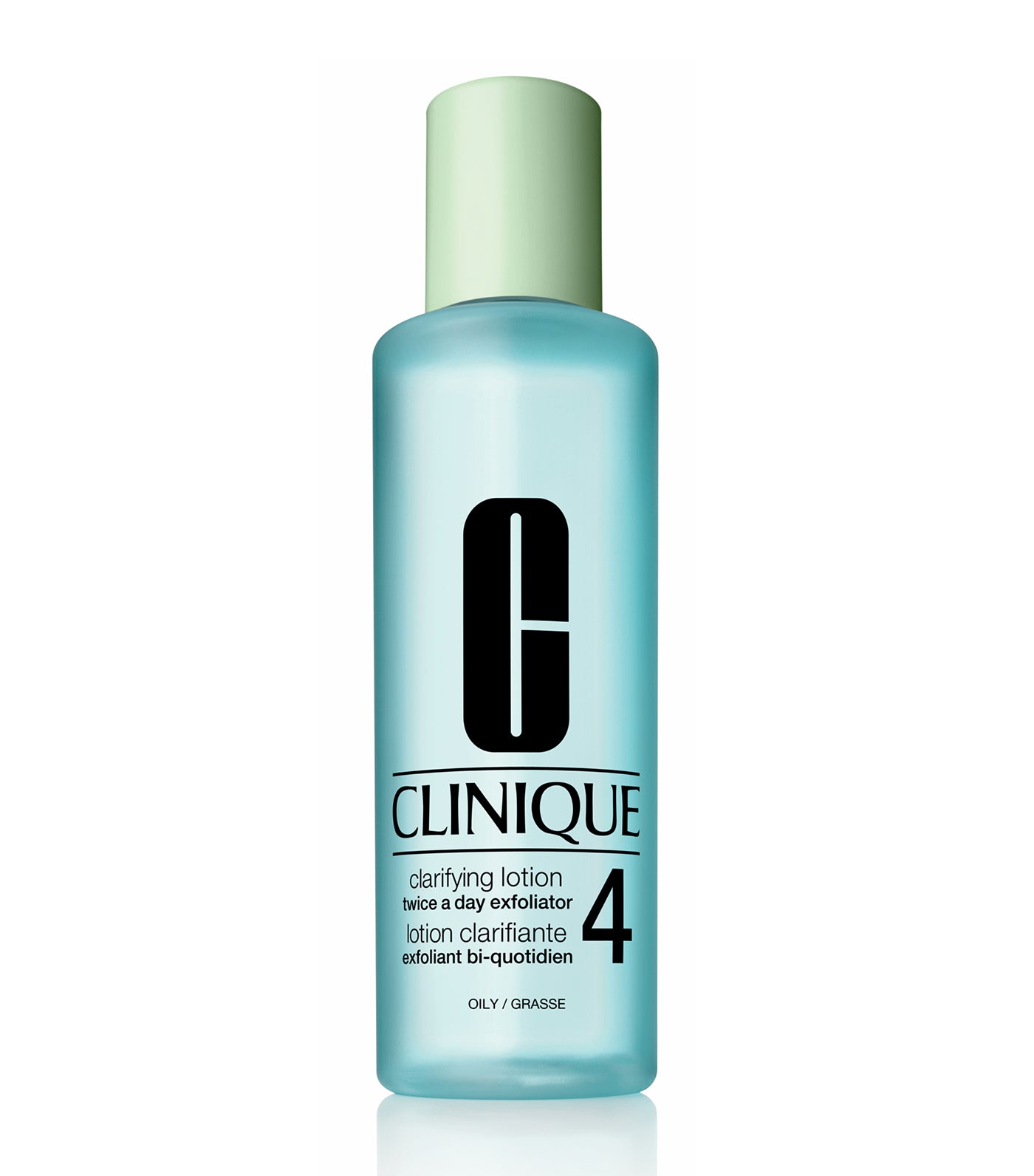 clinique skin type 4 clarifying lotion 1.0 twice a day exfoliator