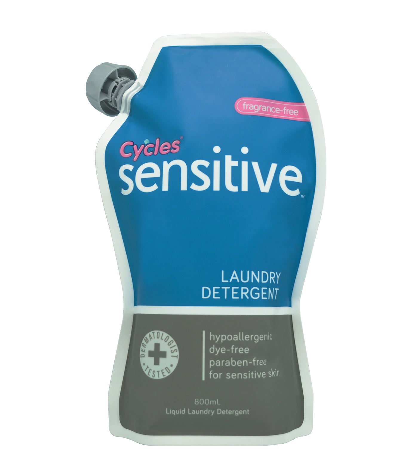 cycles sensitive liquid laundry detergent 800ml
