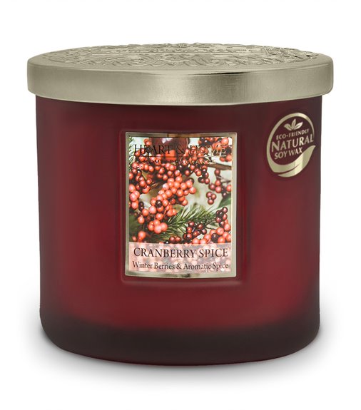 Heart & Home Cranberry Spice Twin Wick Eclipse Candle