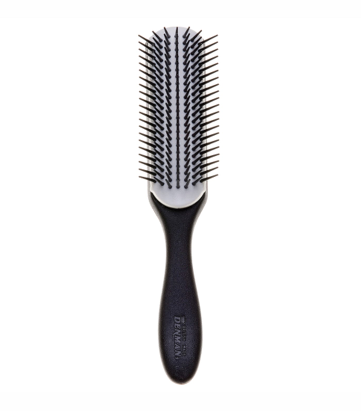 denman d-3n noir medium 7-row styling brush