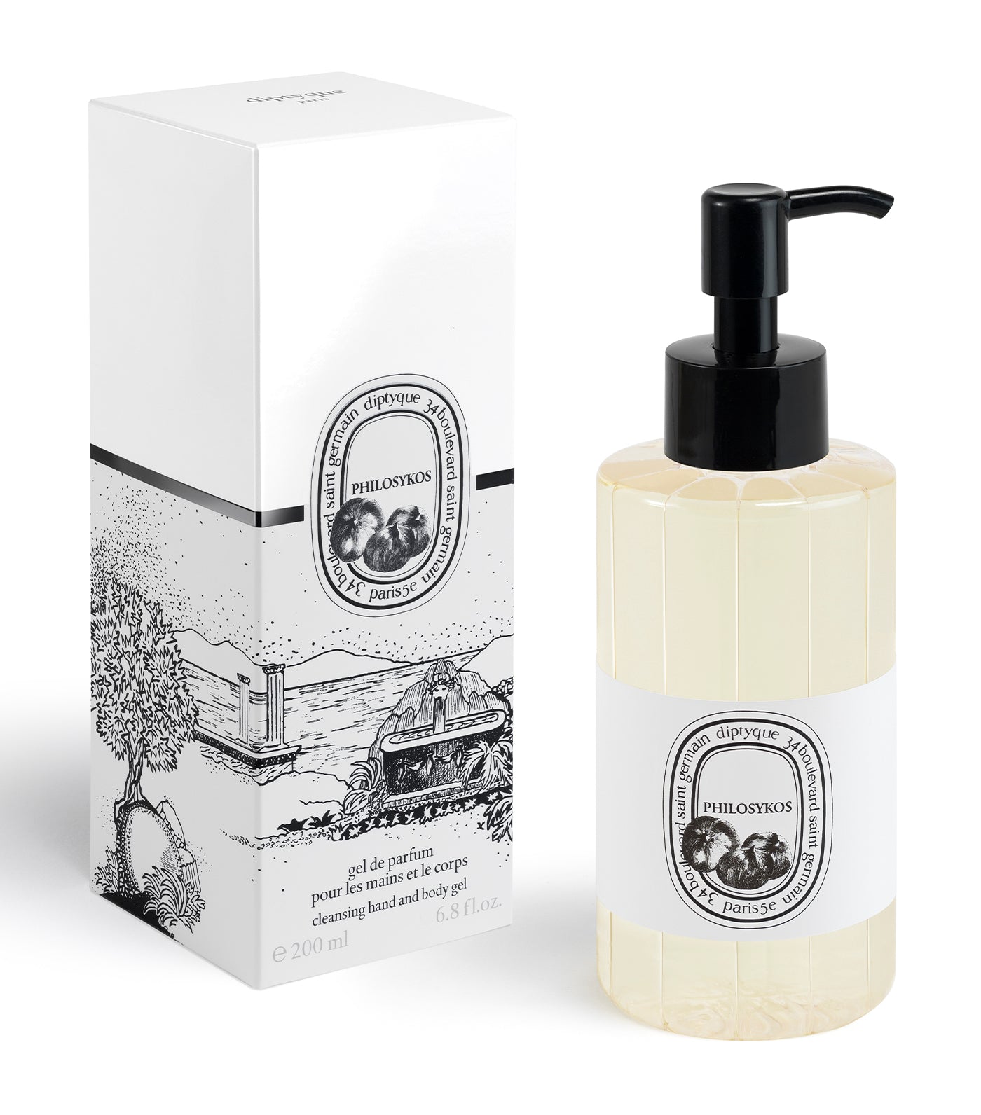 Philosykos Hand and Body Fragrance Gel Soap