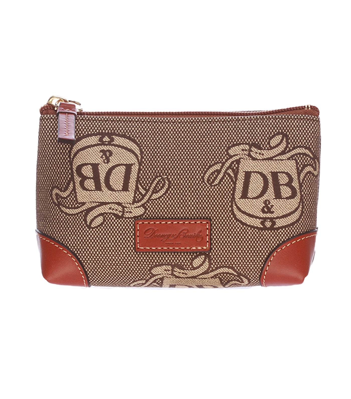 dooney & bourke free cosmetic pouch detailed beige