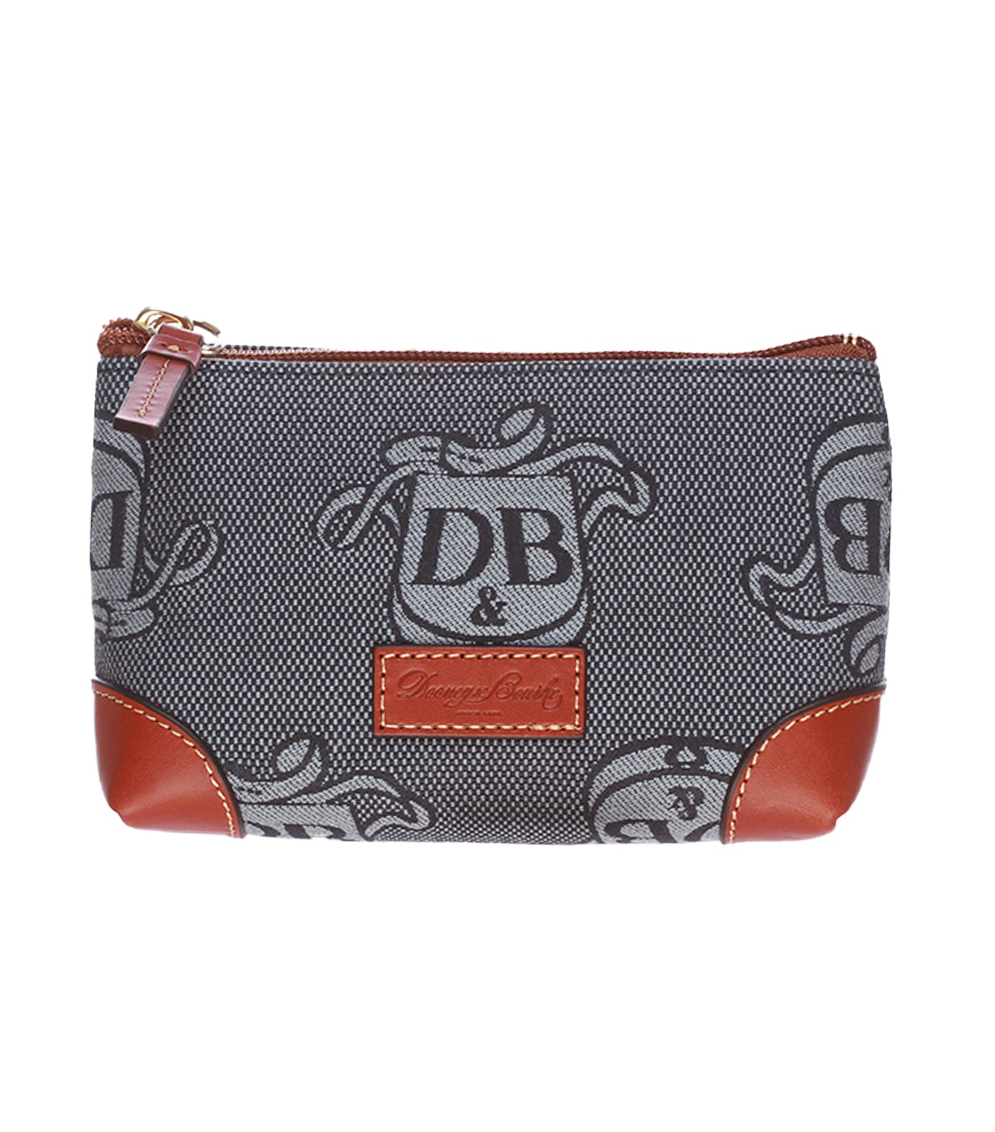 Dooney Bourke Free Cosmetic Pouch Detailed Blue