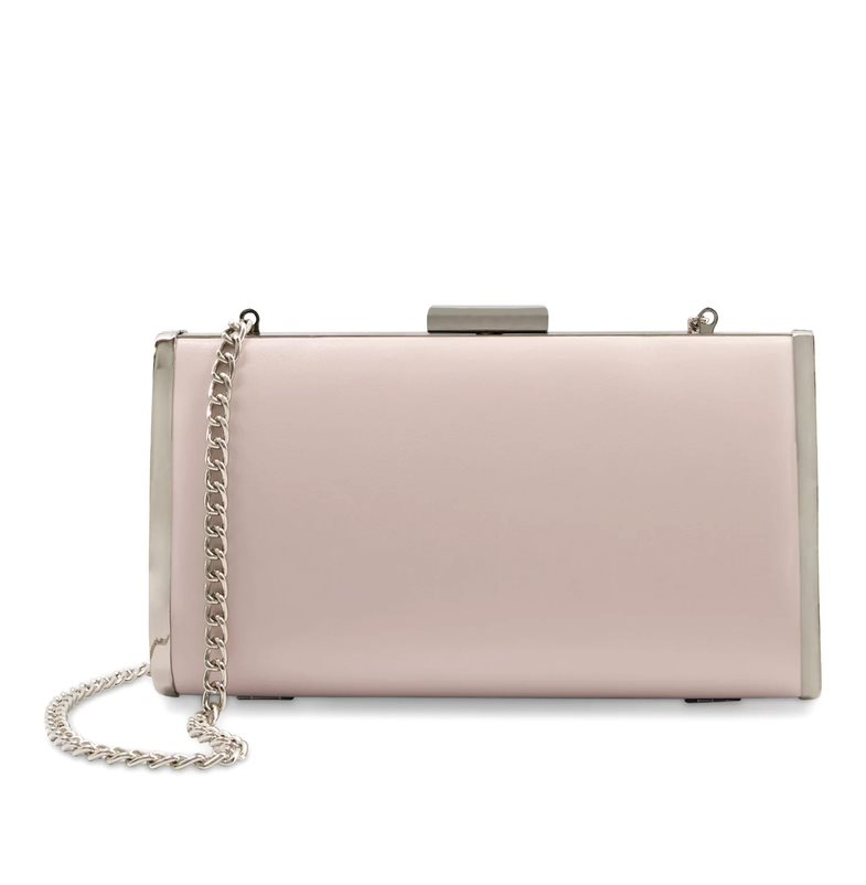 Dune nude discount clutch bag
