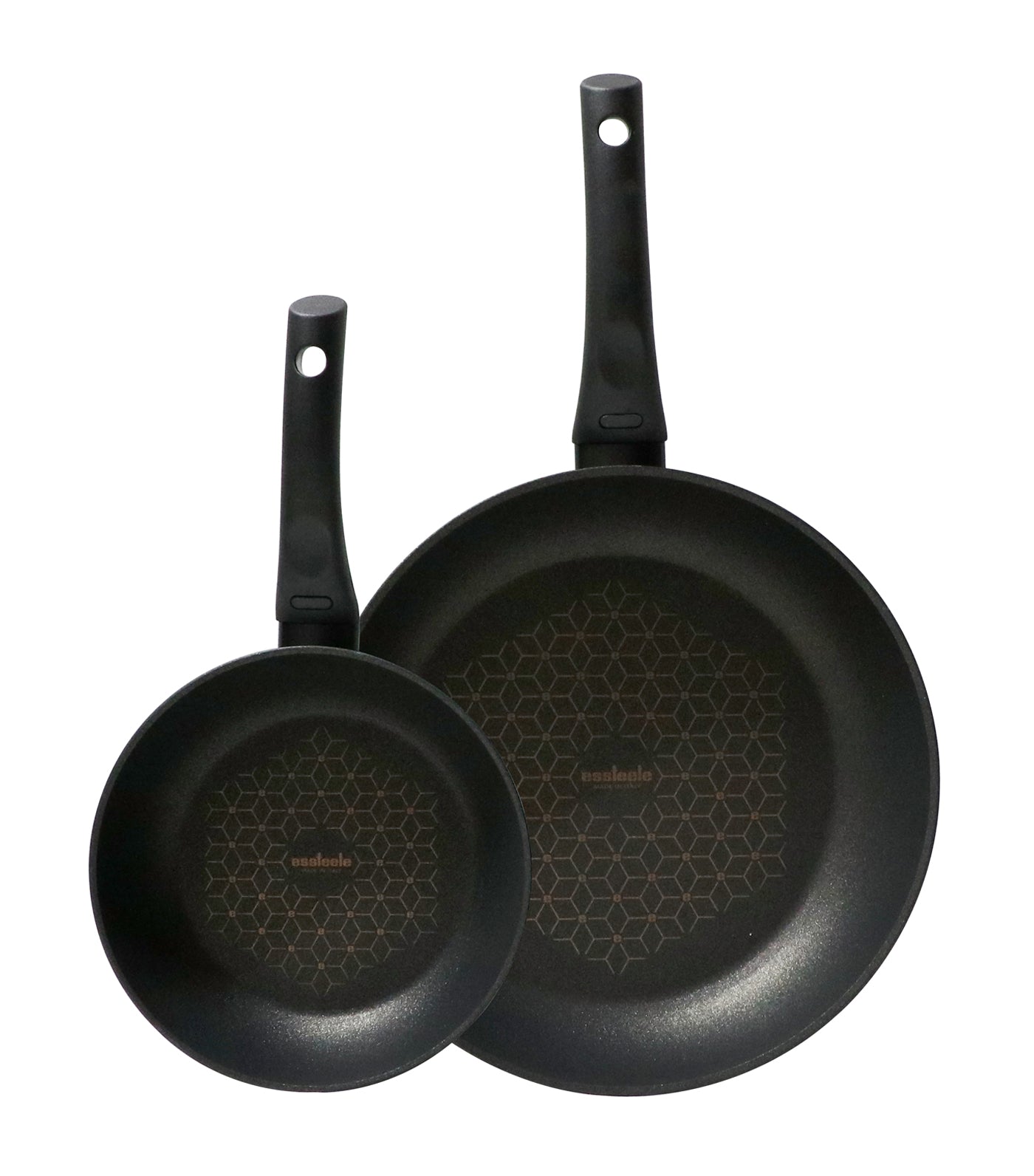 essteele black per salute skillet twin pack - 20cm and 28cm