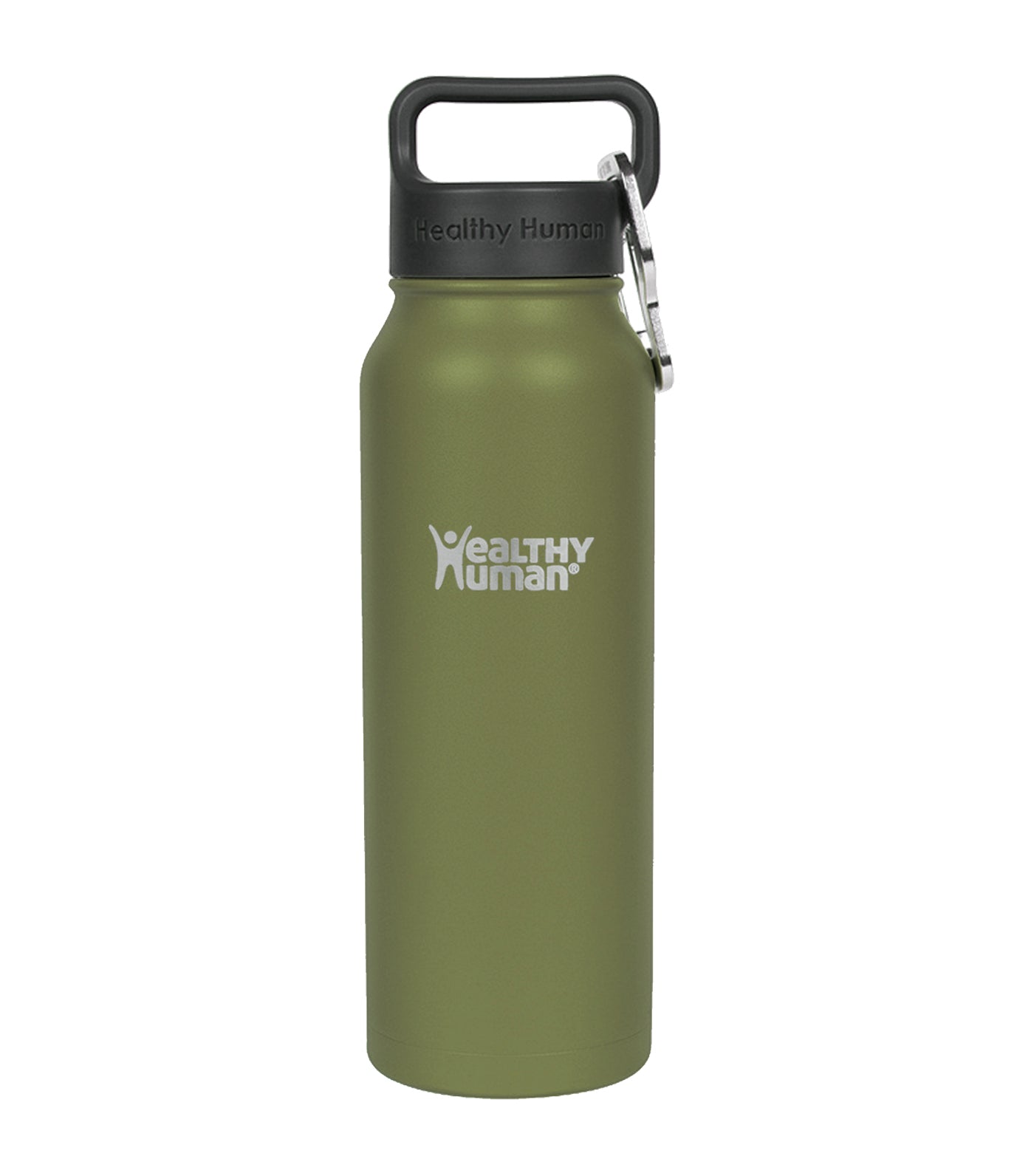 healthy human olive 21oz stein insulated water bottle