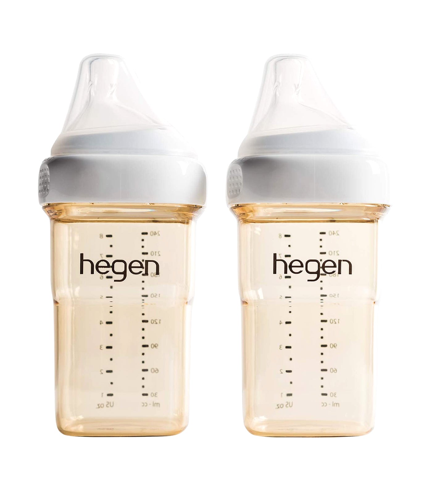 hegen 240ml/8oz 2-pack™ feeding bottle ppsu
