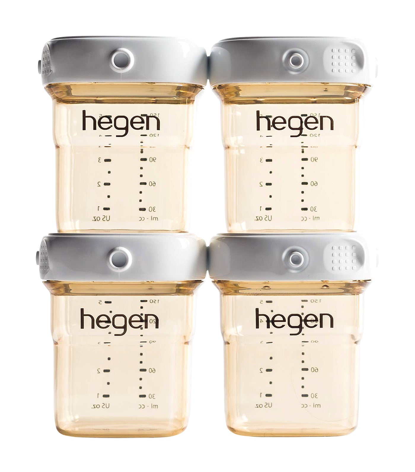hegen 4-pack pcto™ breast milk storage ppsu 150ml/5oz