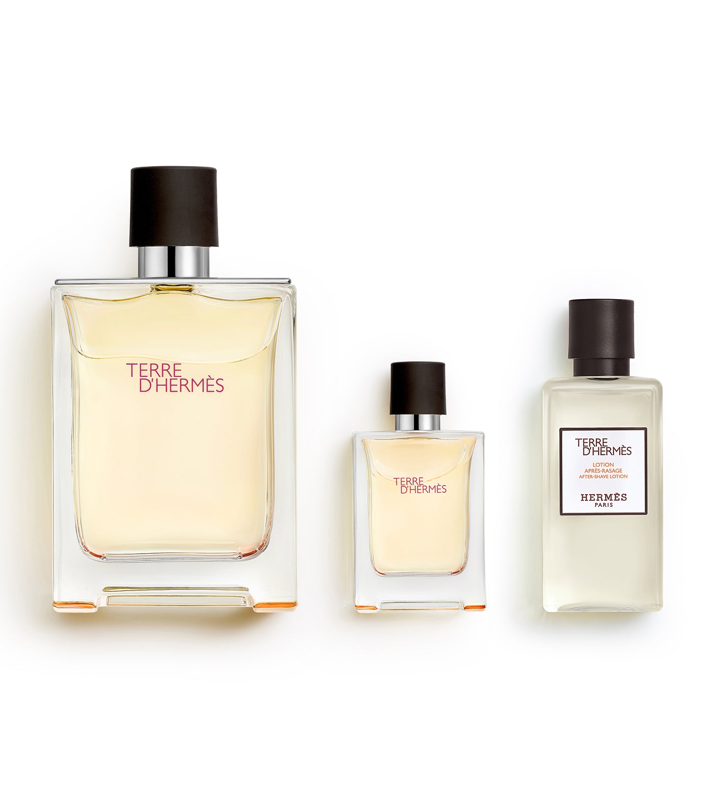 Terre d'Hermès gift set, Eau de Toilette 100ml + Eau de Toilette 12.5ml + after-shave lotion 40ml