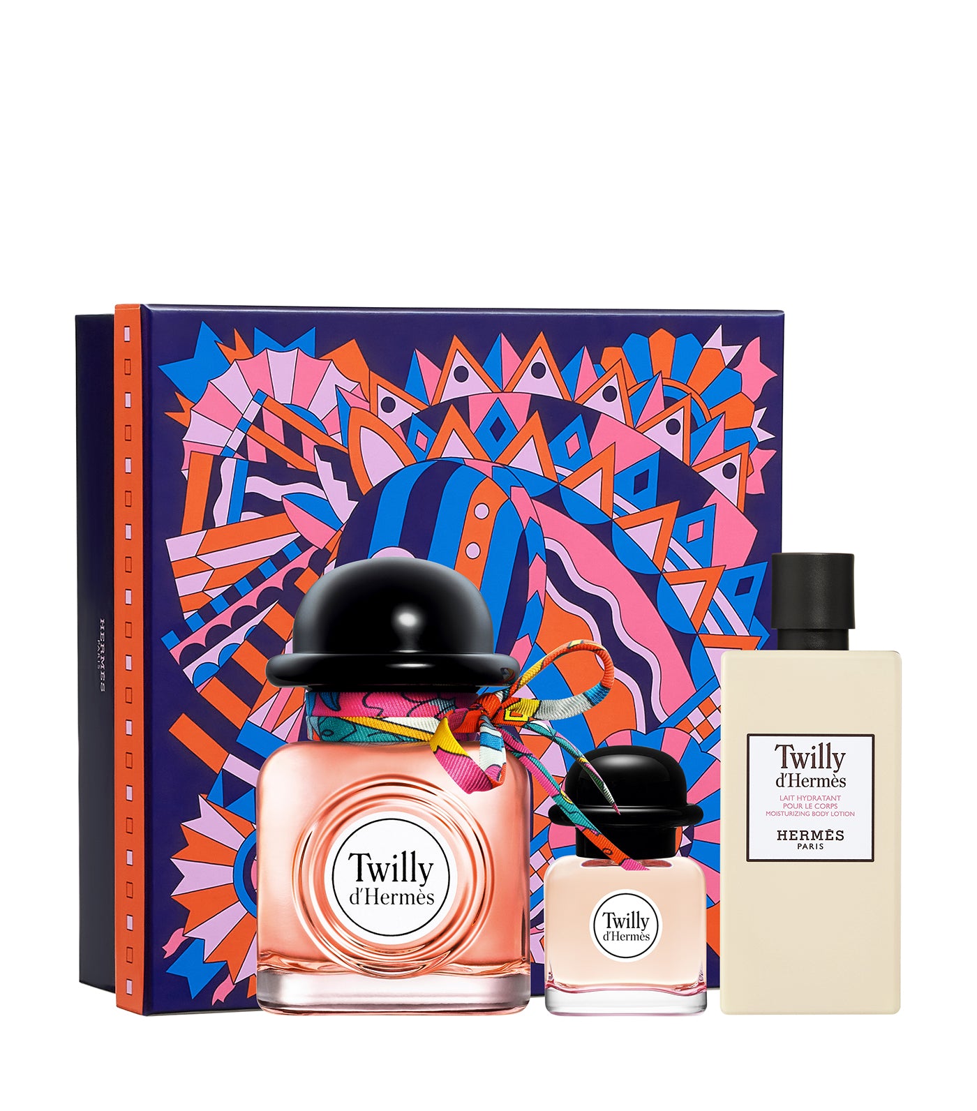Twilly d'Hermès gift set, Eau de Parfum 85ml + Eau de parfum 7.5ml + body lotion 80ml