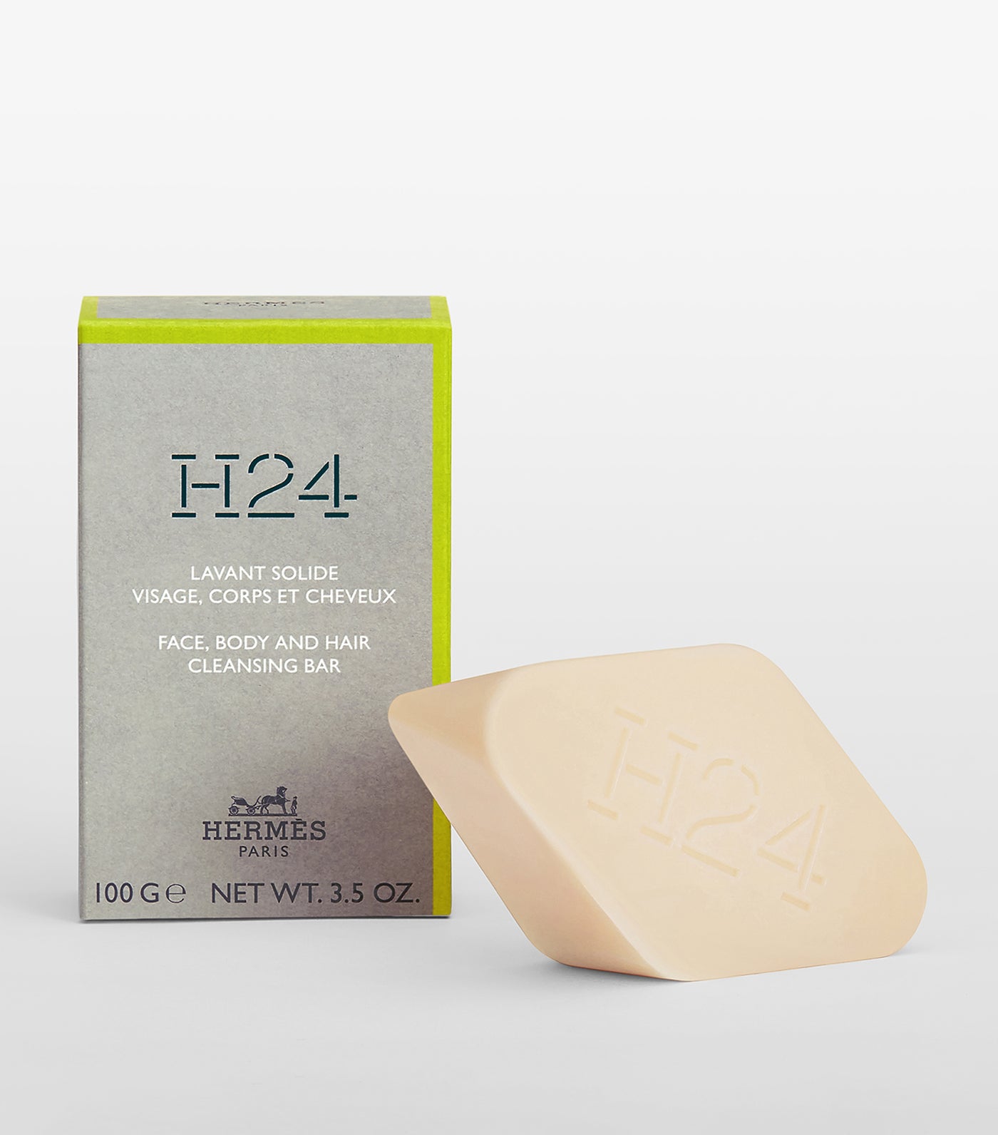 H24, face, body and hair solid cleanser 100g