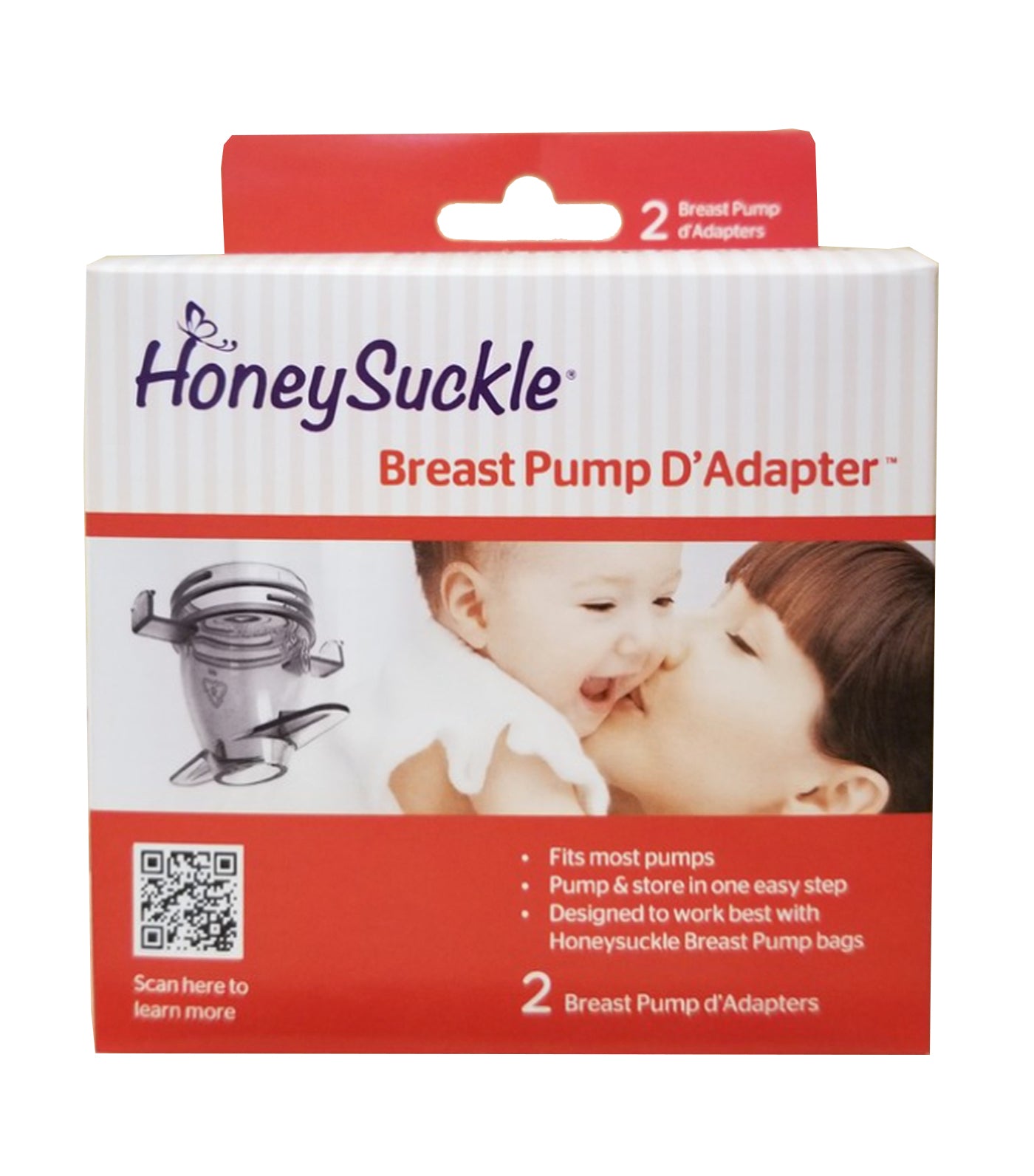honeysuckle breast pump d'adapter 