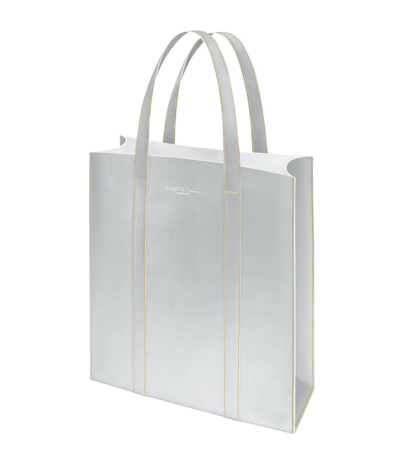 Silver Lucent PVC tote bag | Bao Bao Issey Miyake | MATCHES UK