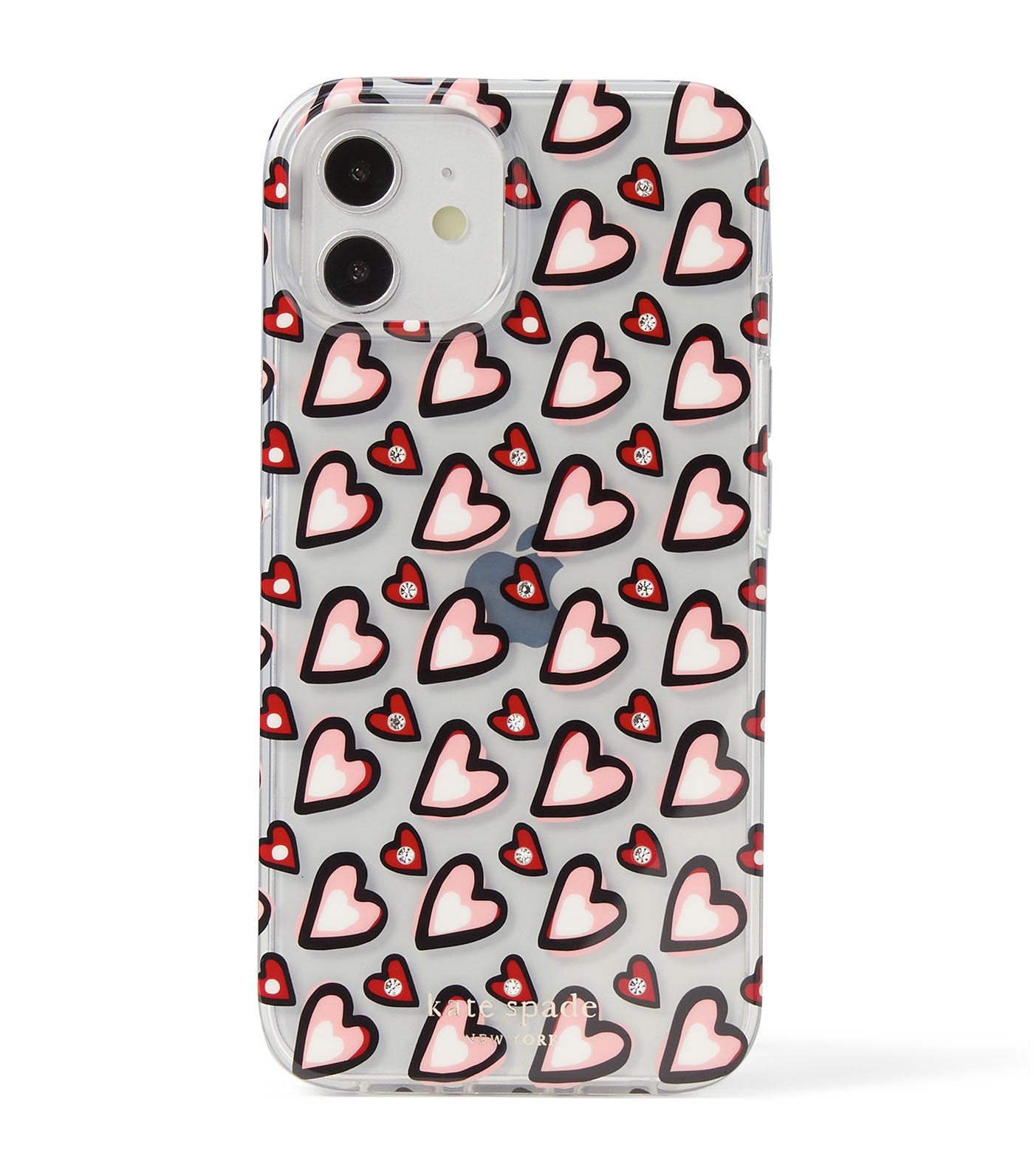 Kate Spade New York Heart iPhone 14 Case Clear Multi