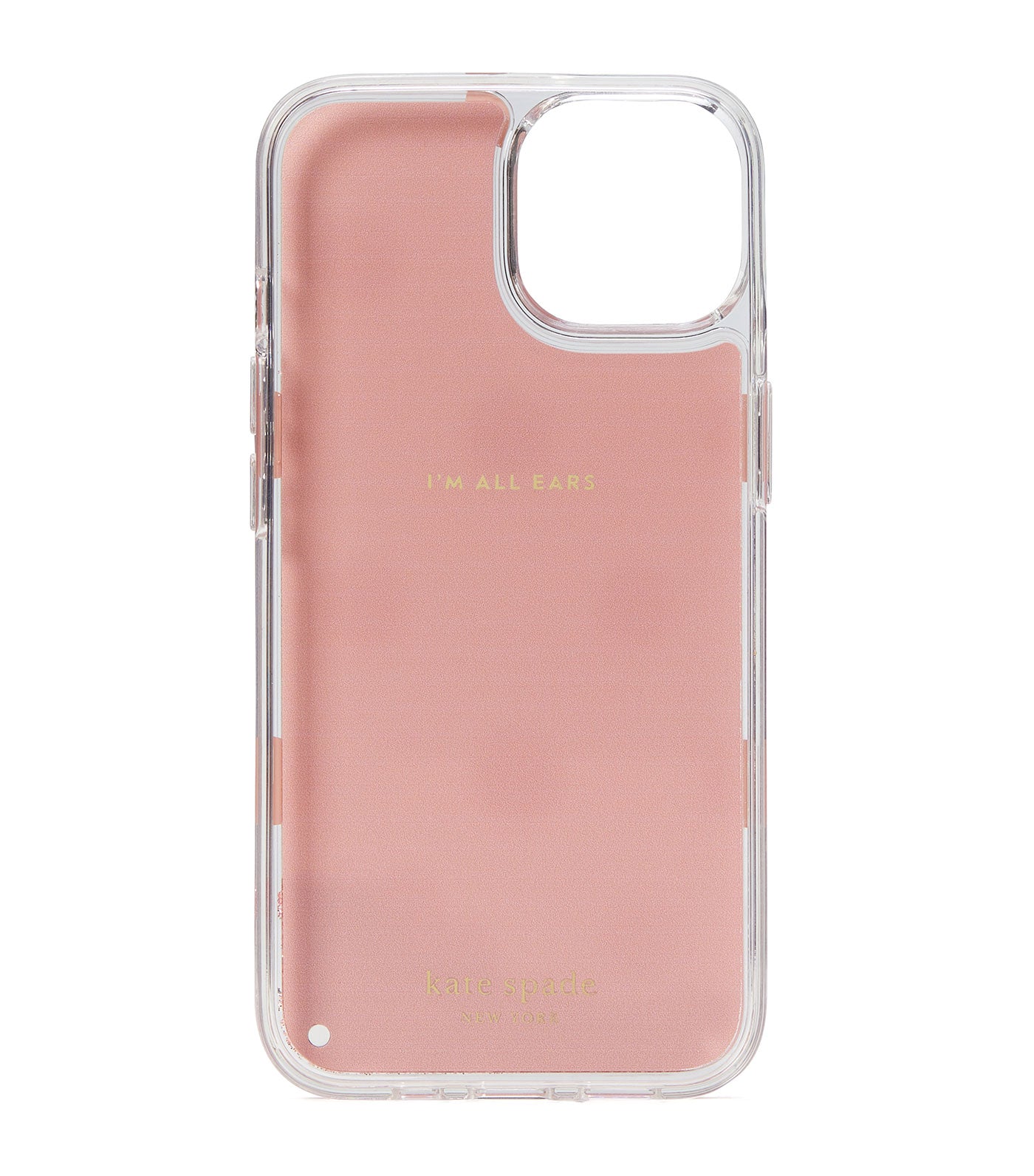 Liquid Glitter Confetti Dot iPhone 14 Case Clear Multi