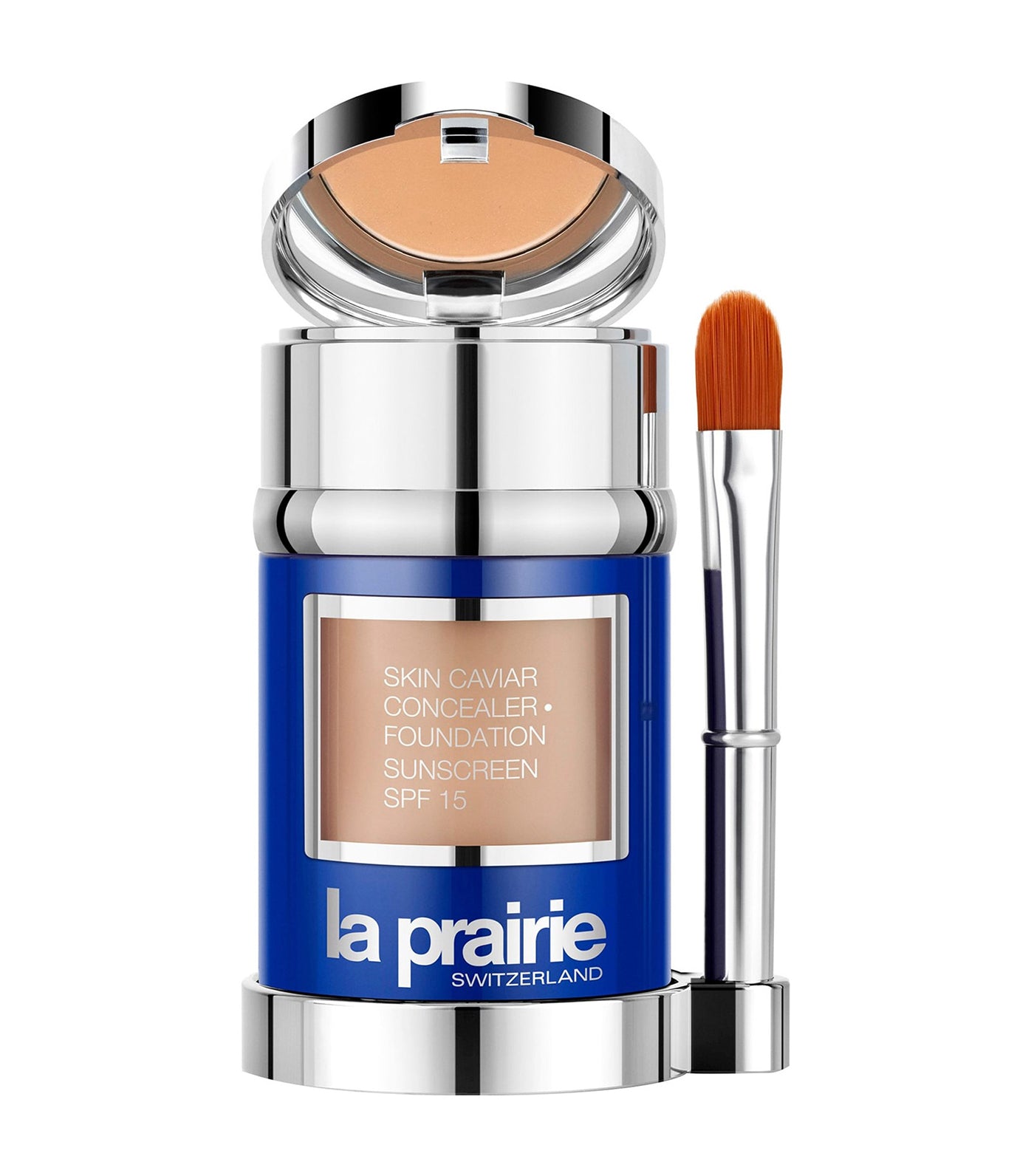 la prairie tender ivory skin caviar concealer foundation spf 15