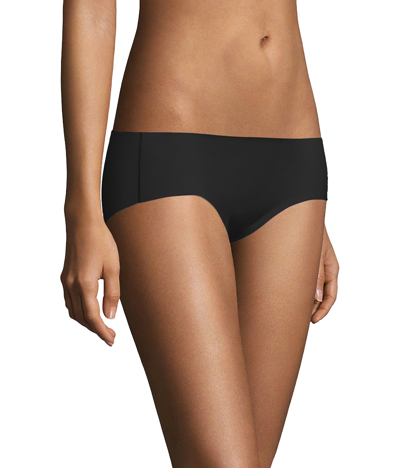 maidenform comfort devotion fused hipster black with body beige