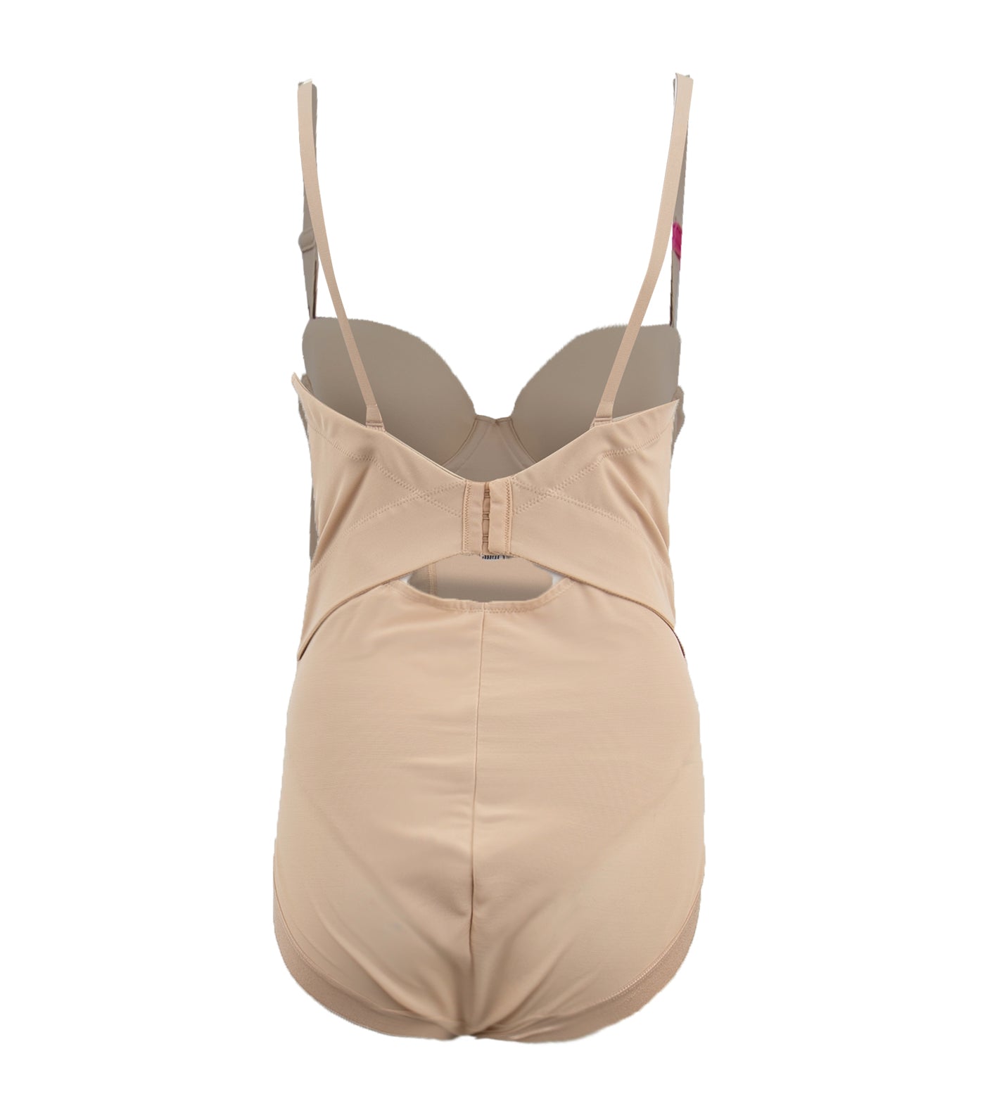 maidenform easy up: strapless body briefer latte lift