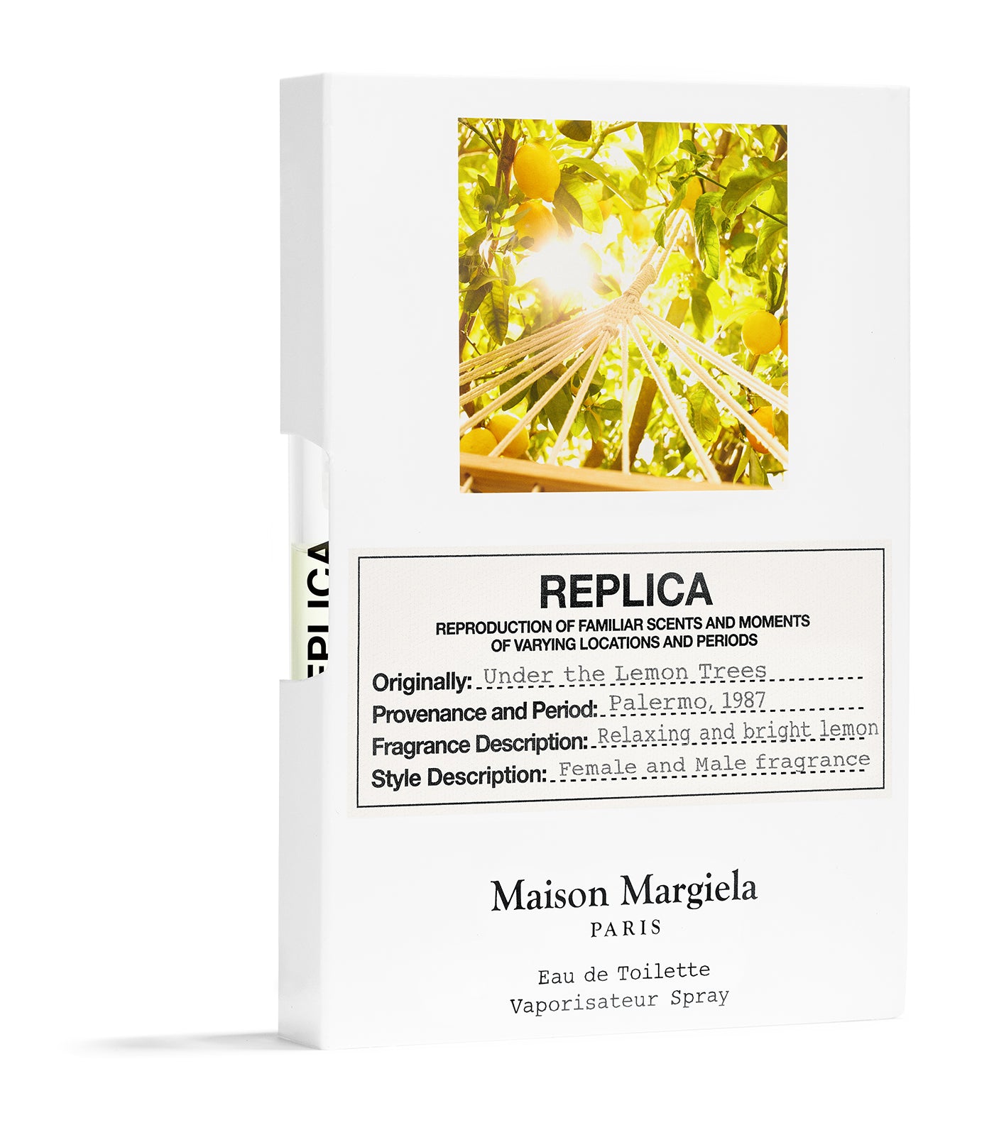 Free Replica Under The Lemon Trees Vial